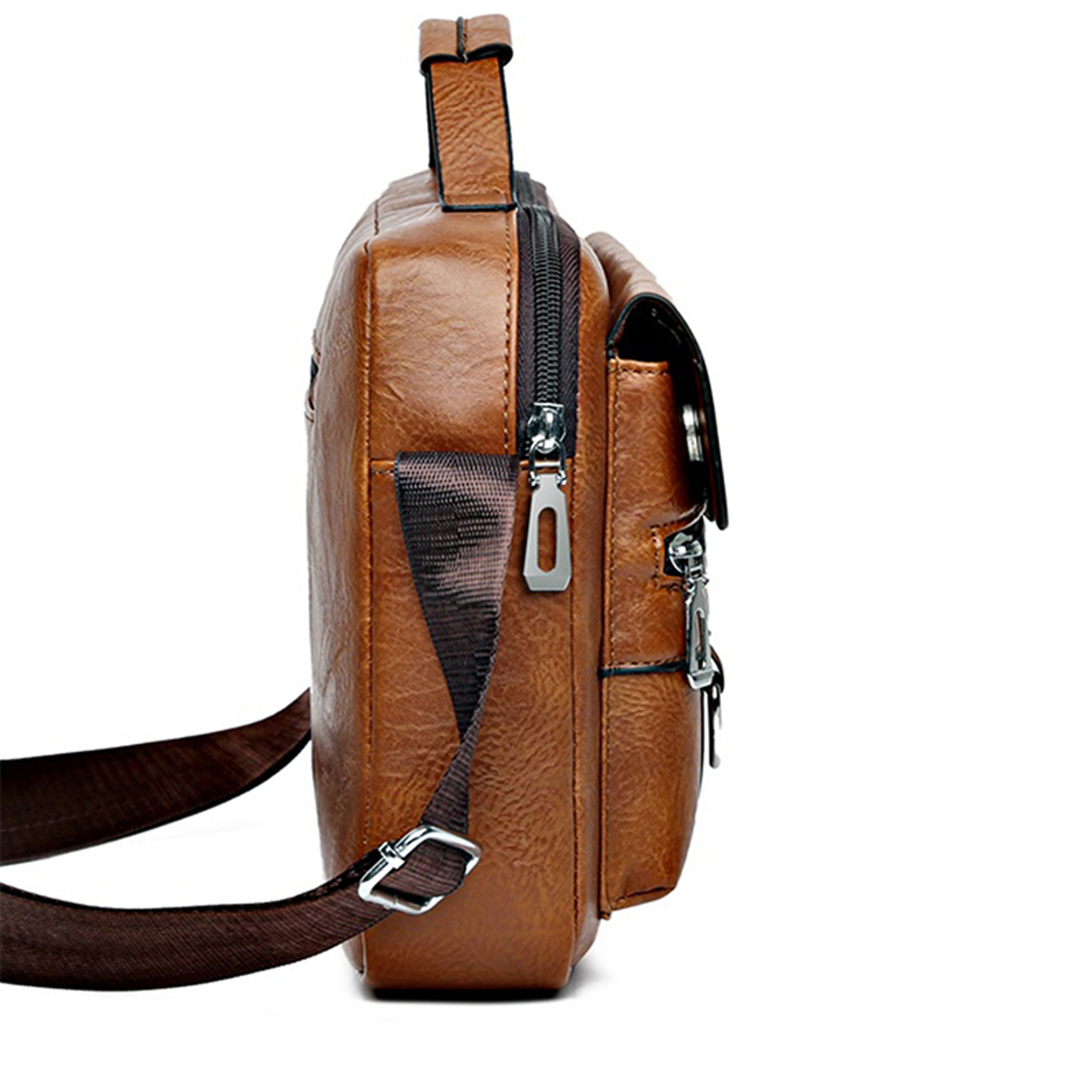 Waterproof Men's Messenger Bag, Office Laptop Briefcase, Large Capacity Shoulder Bag for Work and Travel – view 4