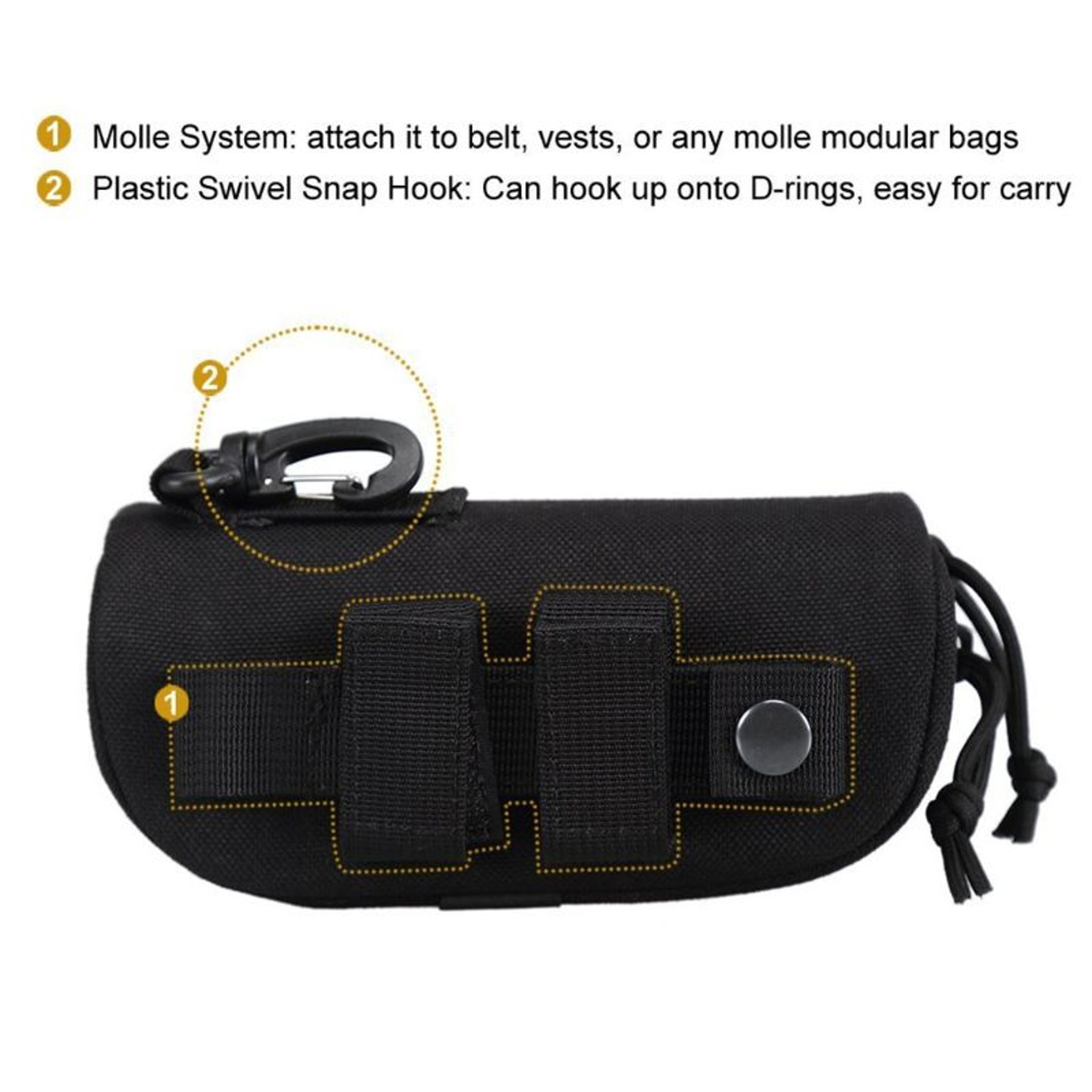 Portable Outdoor Sunglasses Case, Tactical Eyeglass Case, Hunting Shockproof Protective Goggles Box – view 6