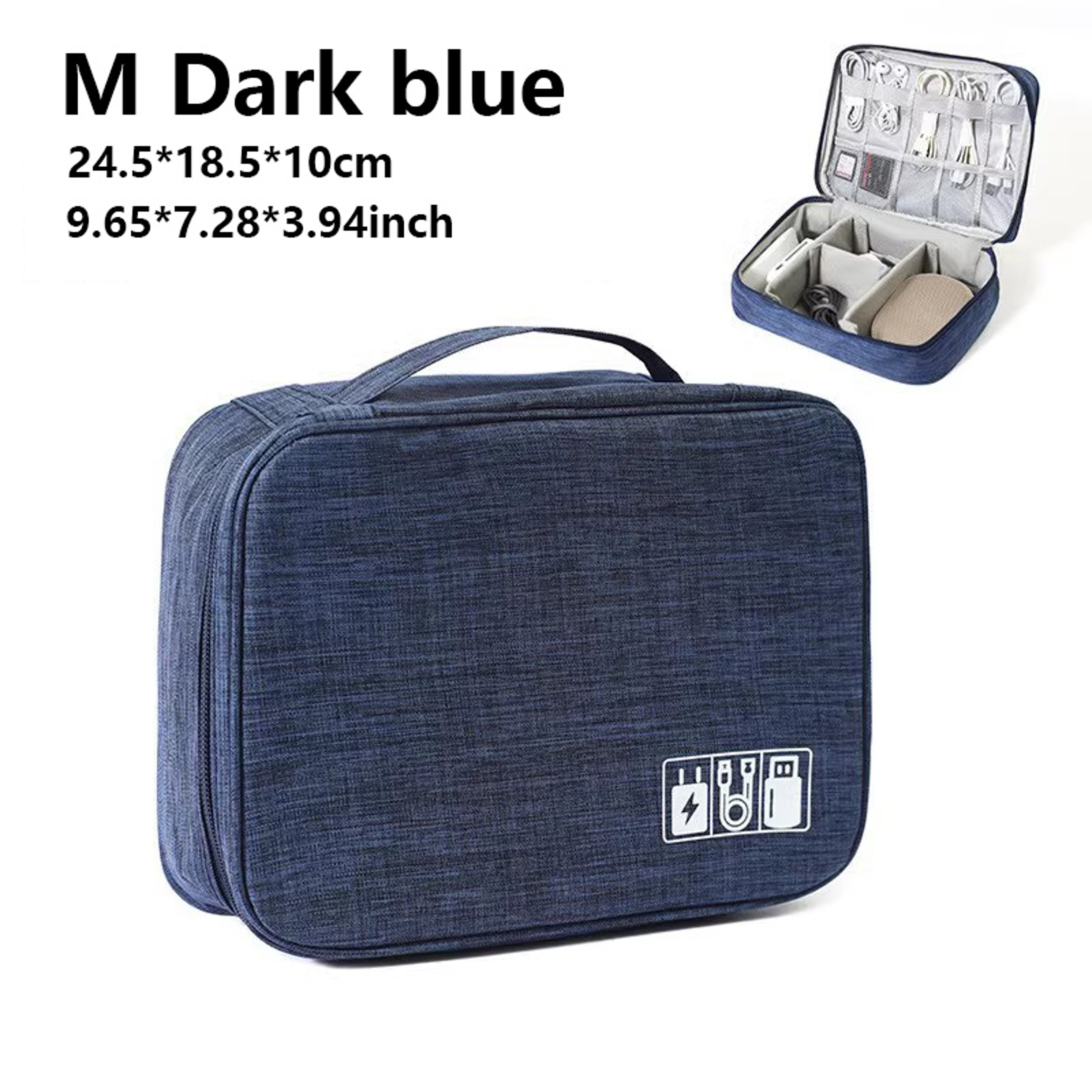 Cable Storage Bag Waterproof Digital Electronic Accessories Organizer Portable Travel Cable Organizer Case for cable Charger – view 18