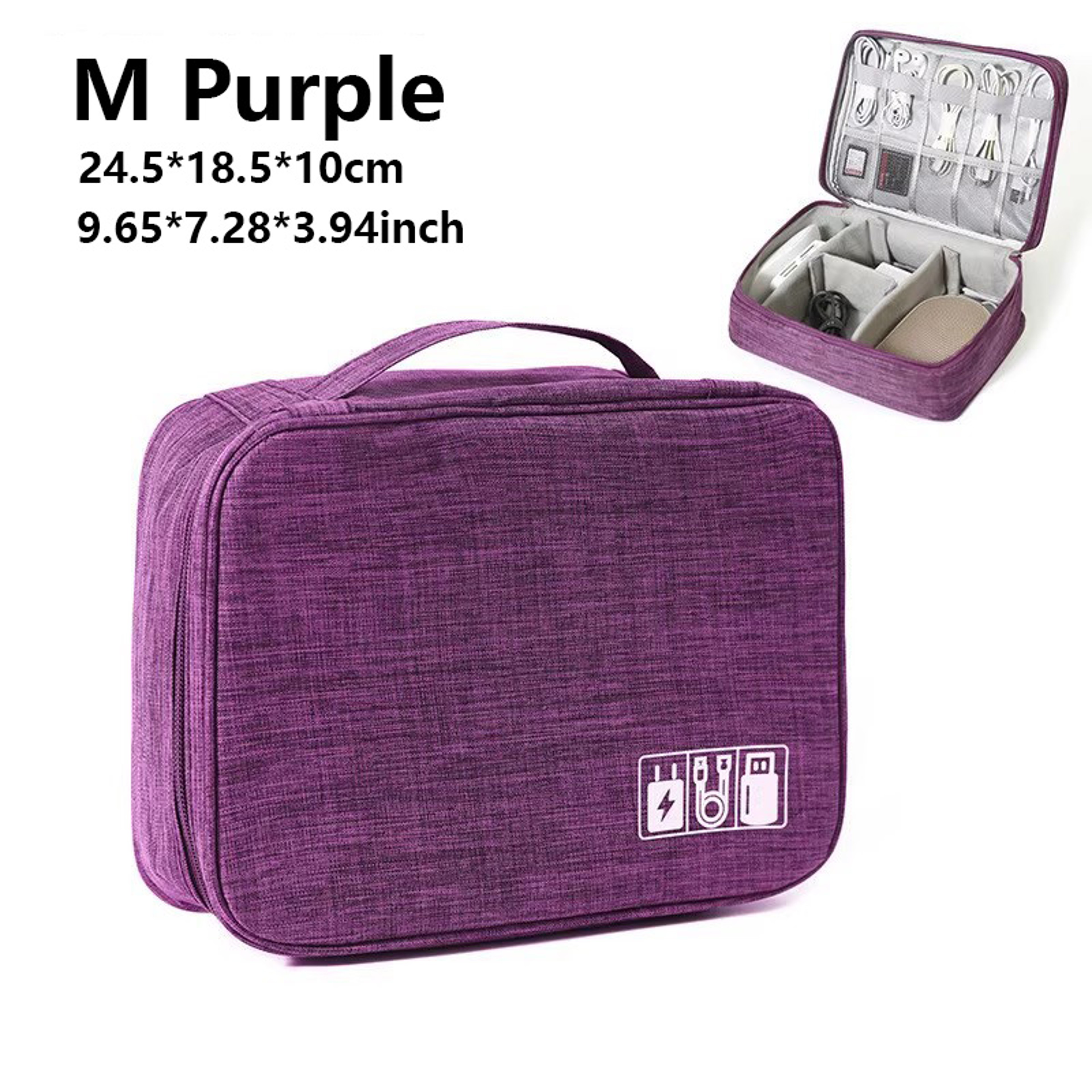 Cable Storage Bag Waterproof Digital Electronic Accessories Organizer Portable Travel Cable Organizer Case for cable Charger – view 19