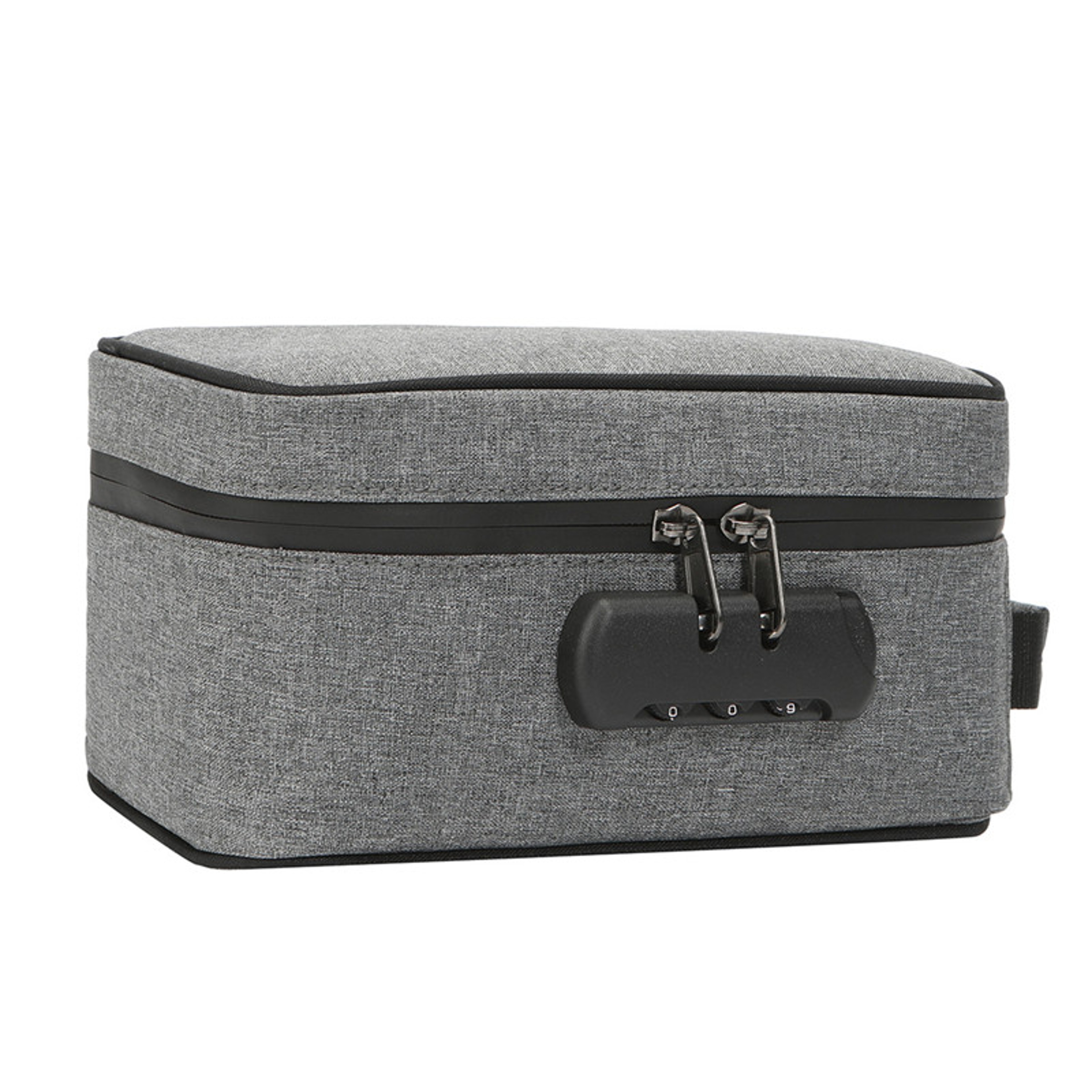 Combination Lock Smell Proof Cigarette Smoking Bag Tobacco Herbs Stash Box Secure Cigar Grinder Pip 6