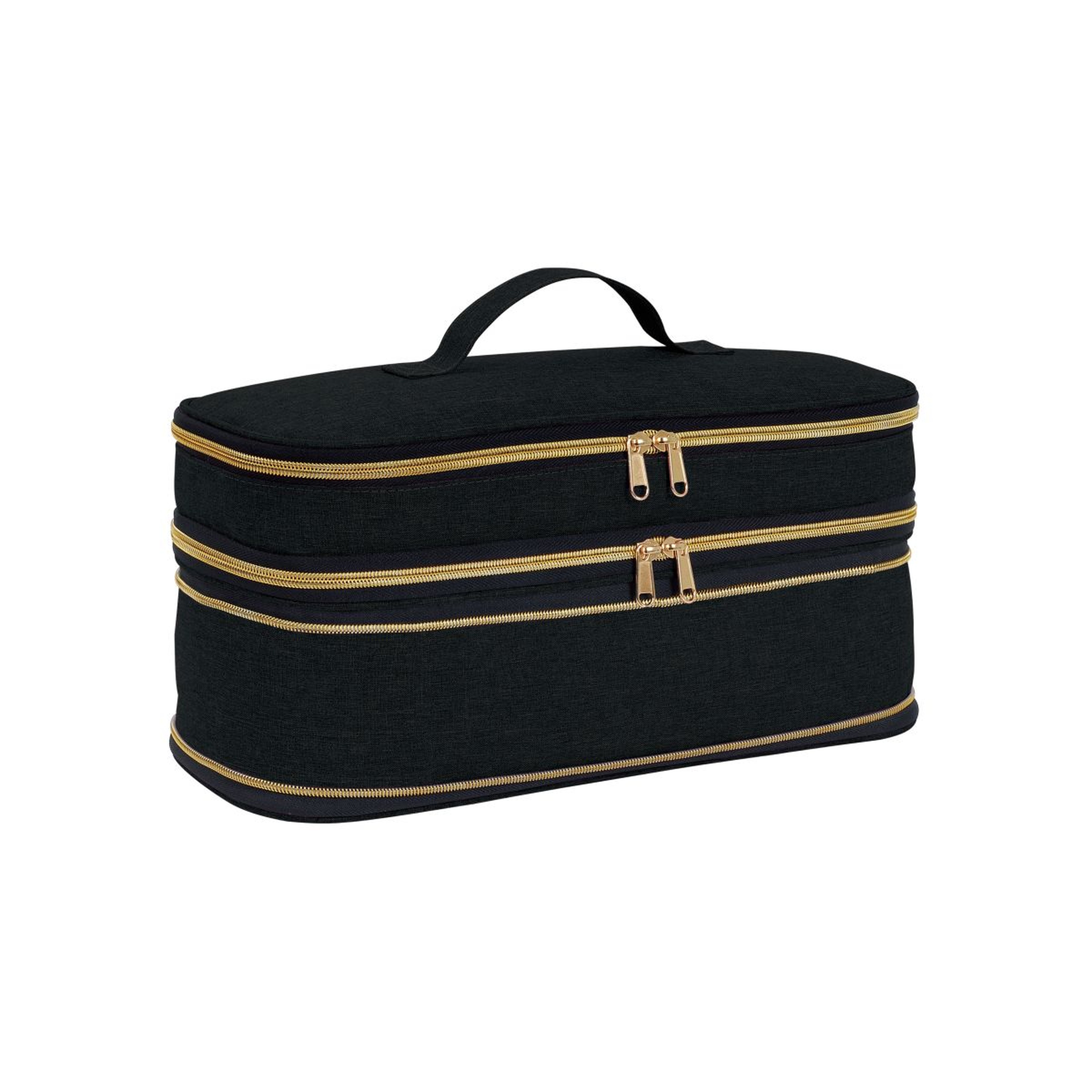Slim Expandable Handheld Hair Dryer Storage Bag Portable Double Layer Travel Storage Bag 2