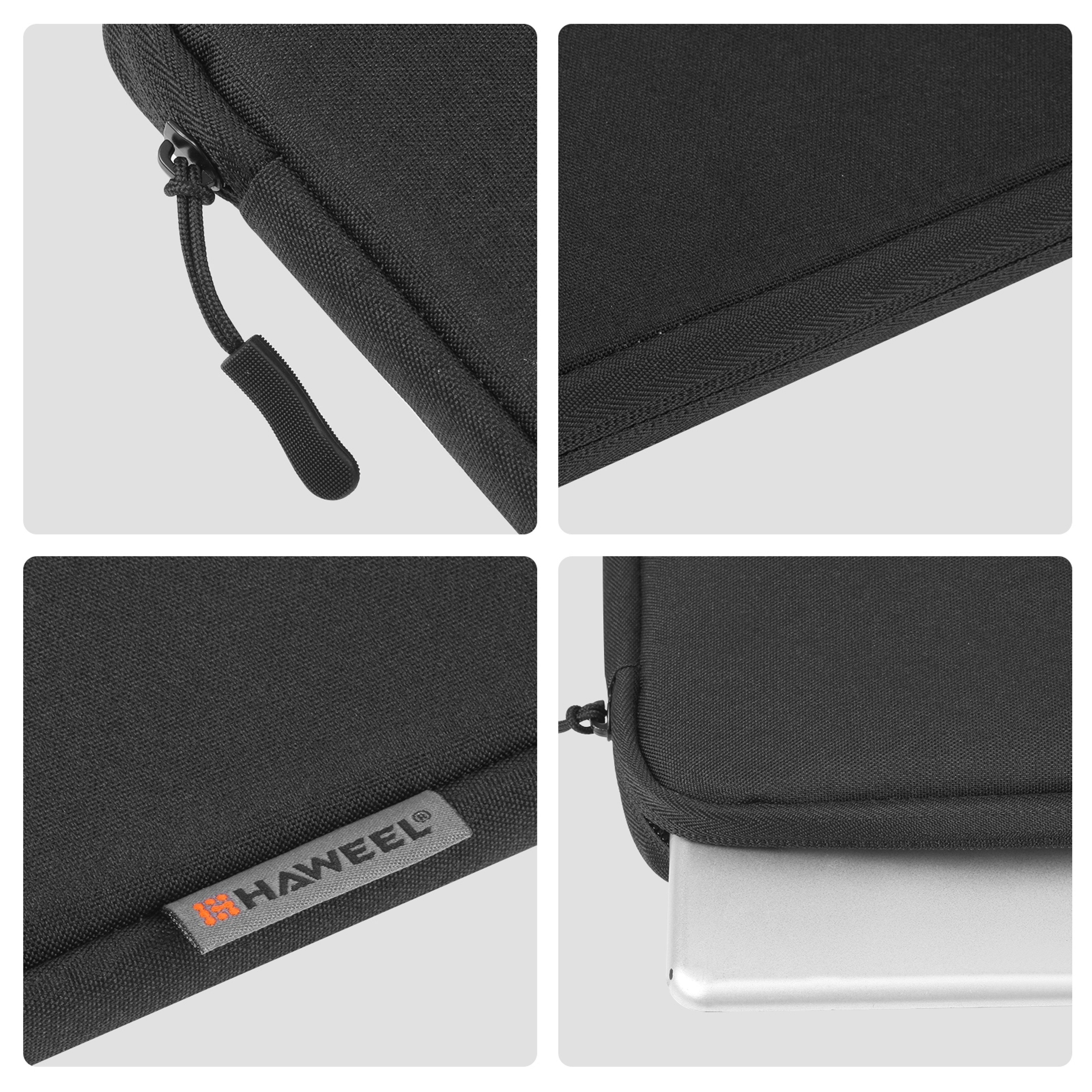 Protect your laptop with HAWEEL zipper sleeve case Laptop bag , lightweight, shockproof, and durable – view 2