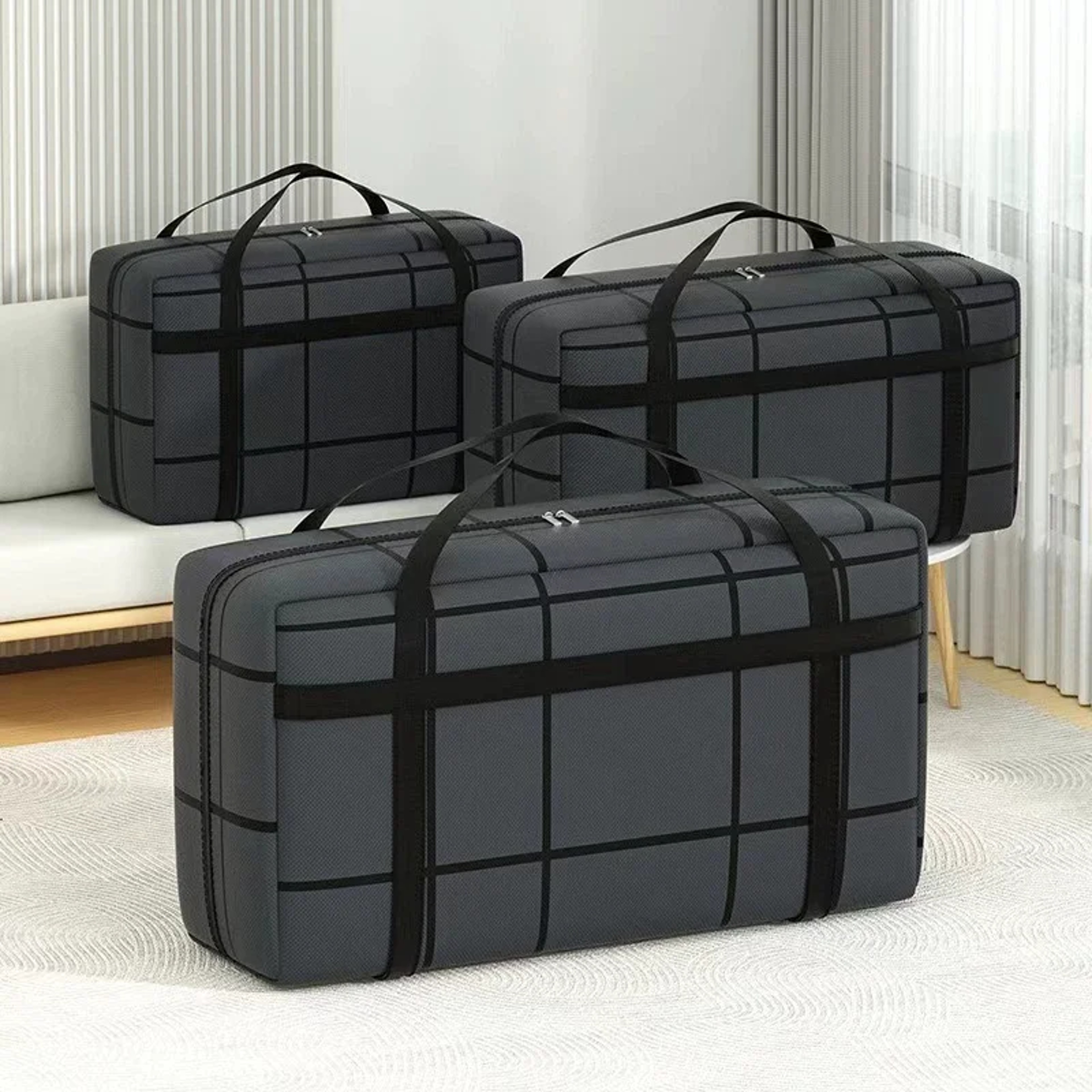 Foldable Waterproof Duffel, Multifunctional Camping Storage Bag, Thickened Travel Suitcase – view 2