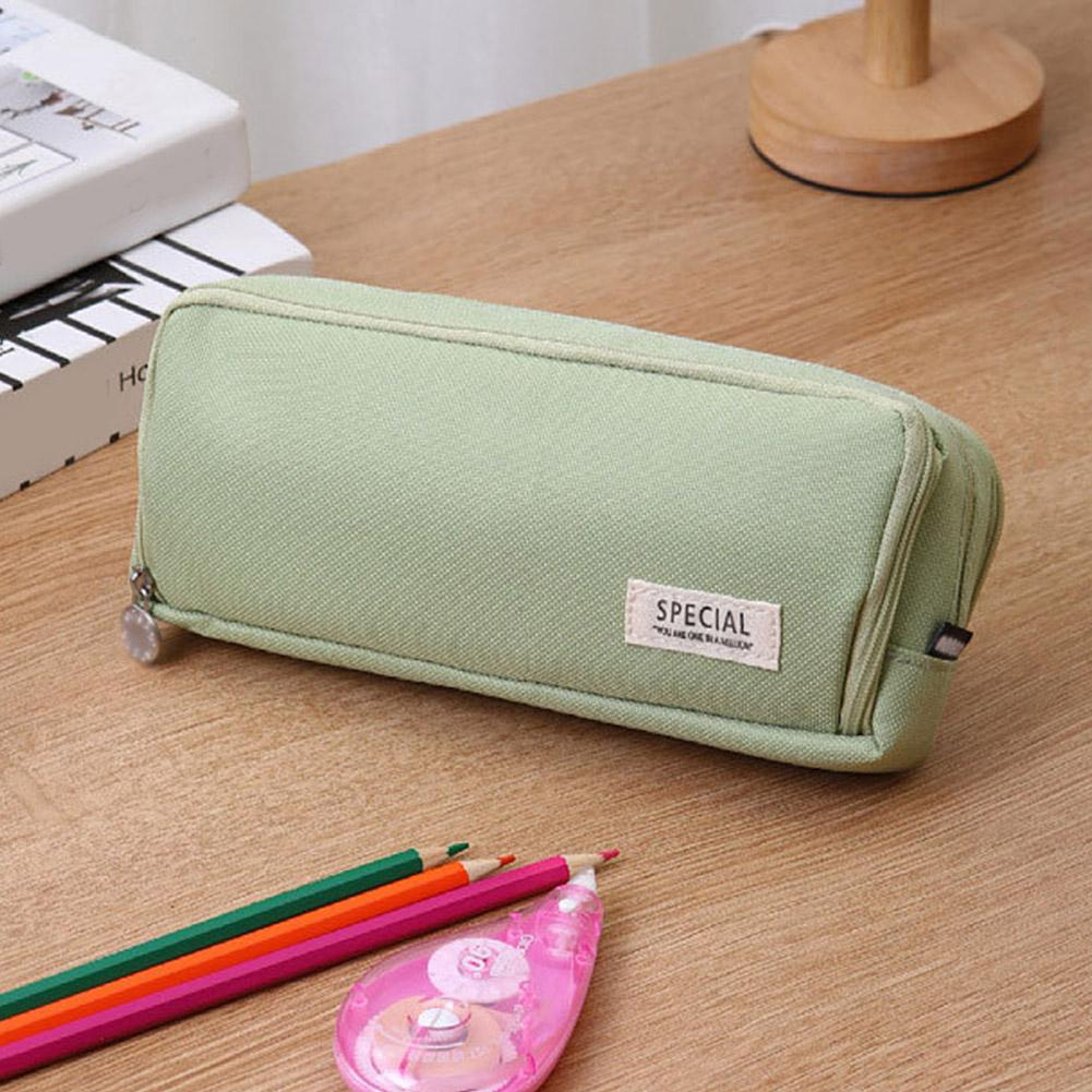 Portable Oxford Cloth Pencil Bag, Pencil Case Large Capacity, Back To School Gift , Multifunctional Stationery Bag – view 2