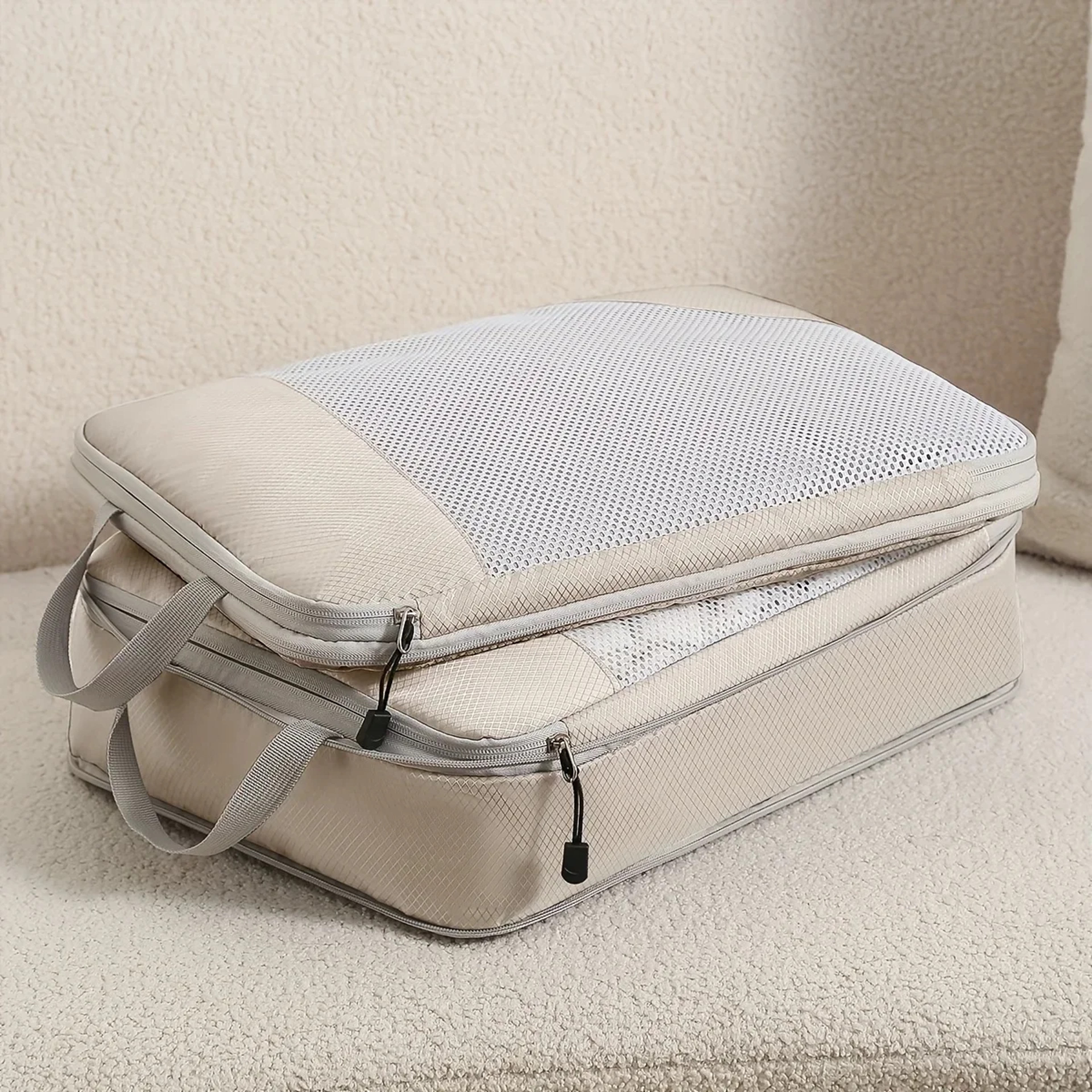 Travel Bag Luggage Organizer, Compression Cube Set, Carry-On Travel Essentials – view 6
