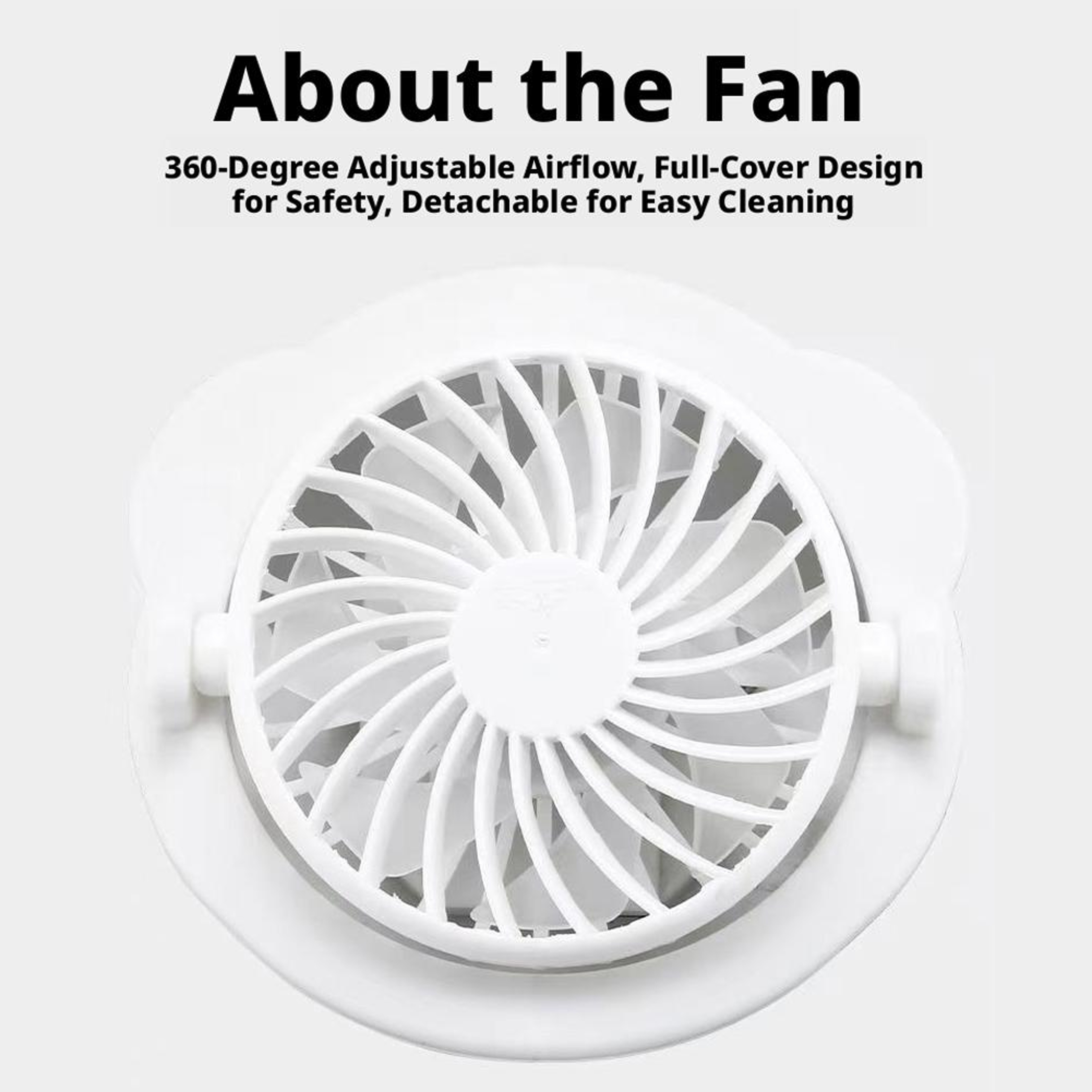 Solar Fan Hat With USB Rechargeable Cooling Baseball Cap For Outdoor Sun Protection 4