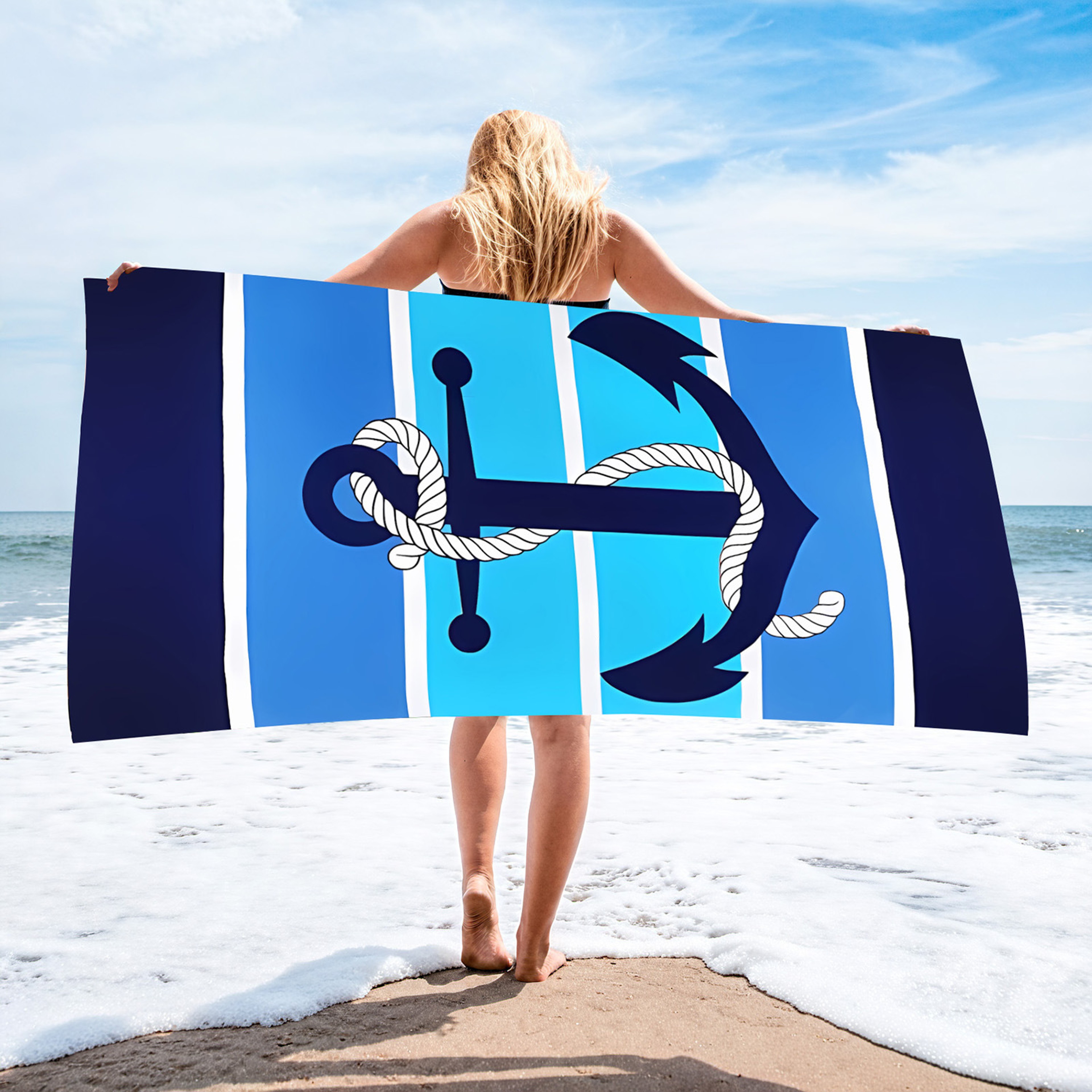 Oversized Microfiber Beach Towel Quick Dry Sand Free Travel Pool Towel 7