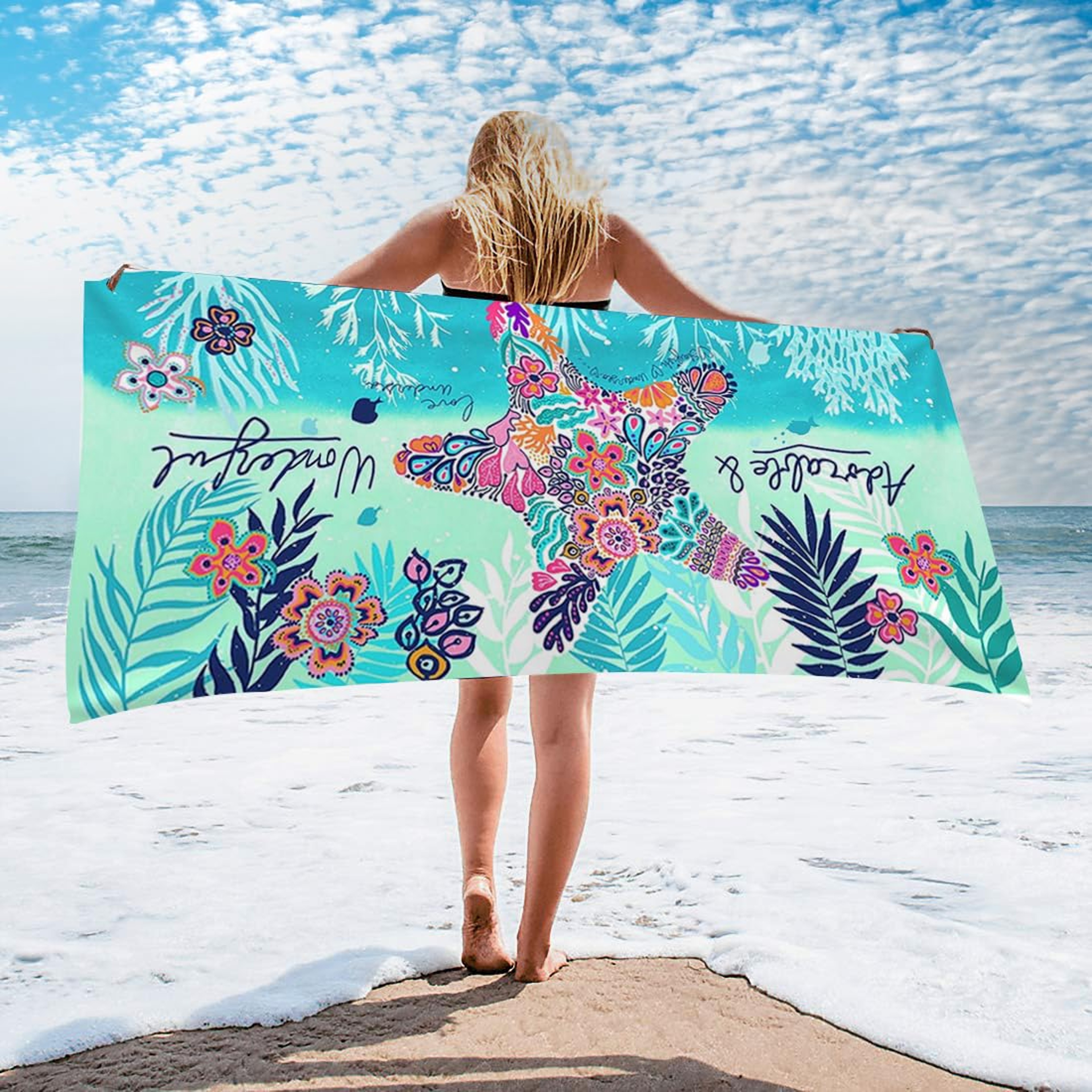 Oversized Microfiber Beach Towel Quick Dry Sand Free Travel Pool Towel 0