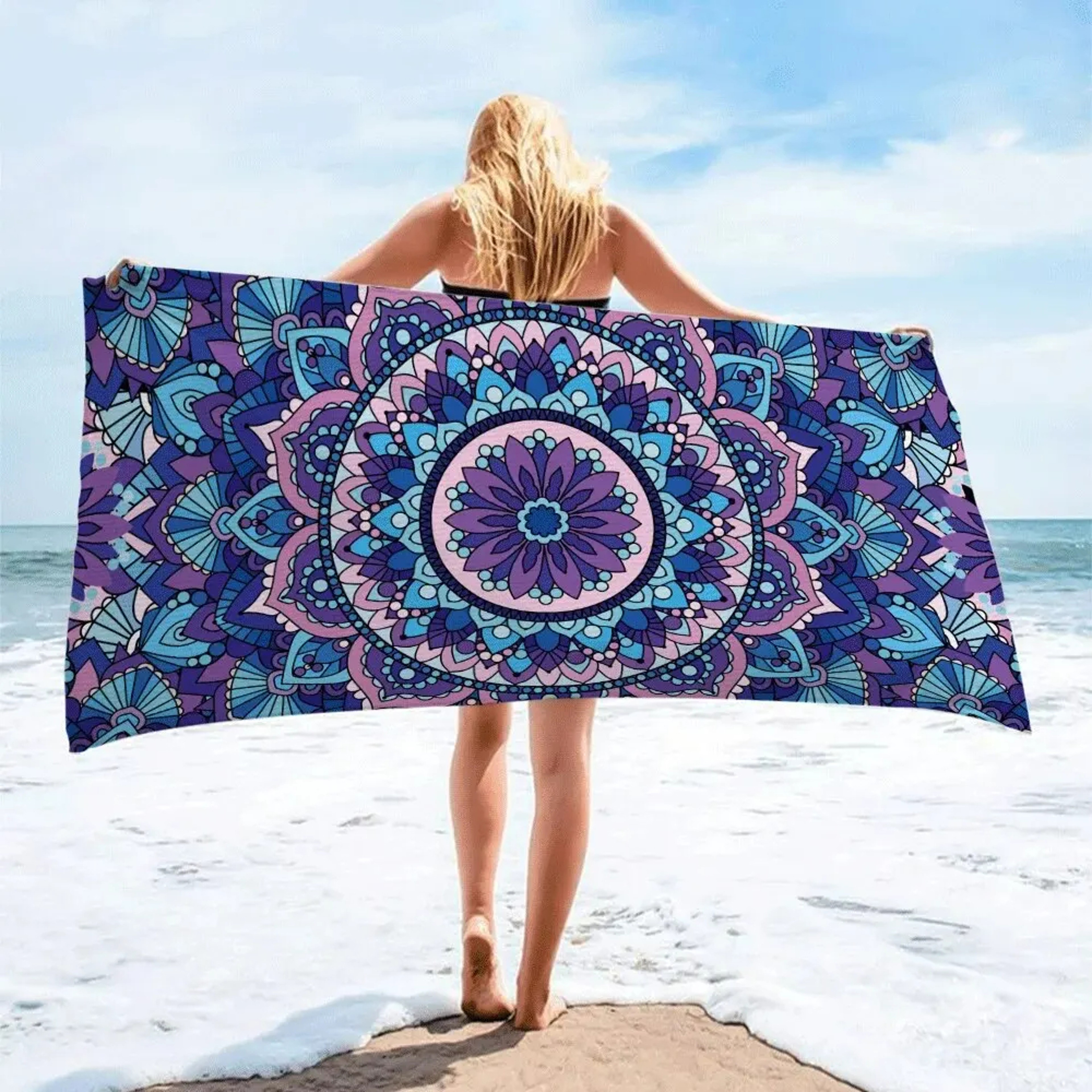 Oversized Microfiber Beach Towel Quick Dry Sand Free Travel Pool Towel 4