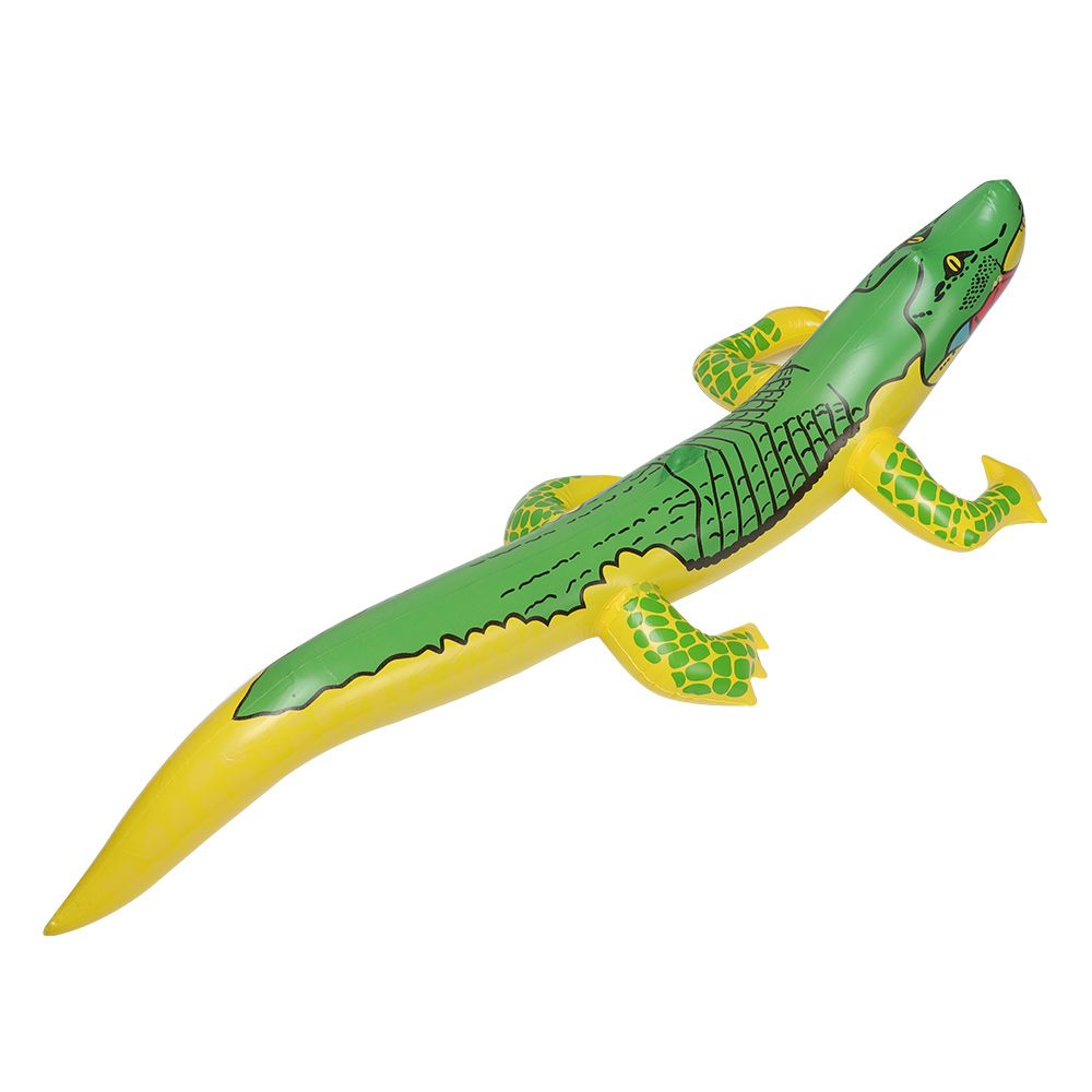 InflaGator Inflatable Crocodile Pool Toy For Beach Pool  Summer Water Fun 2