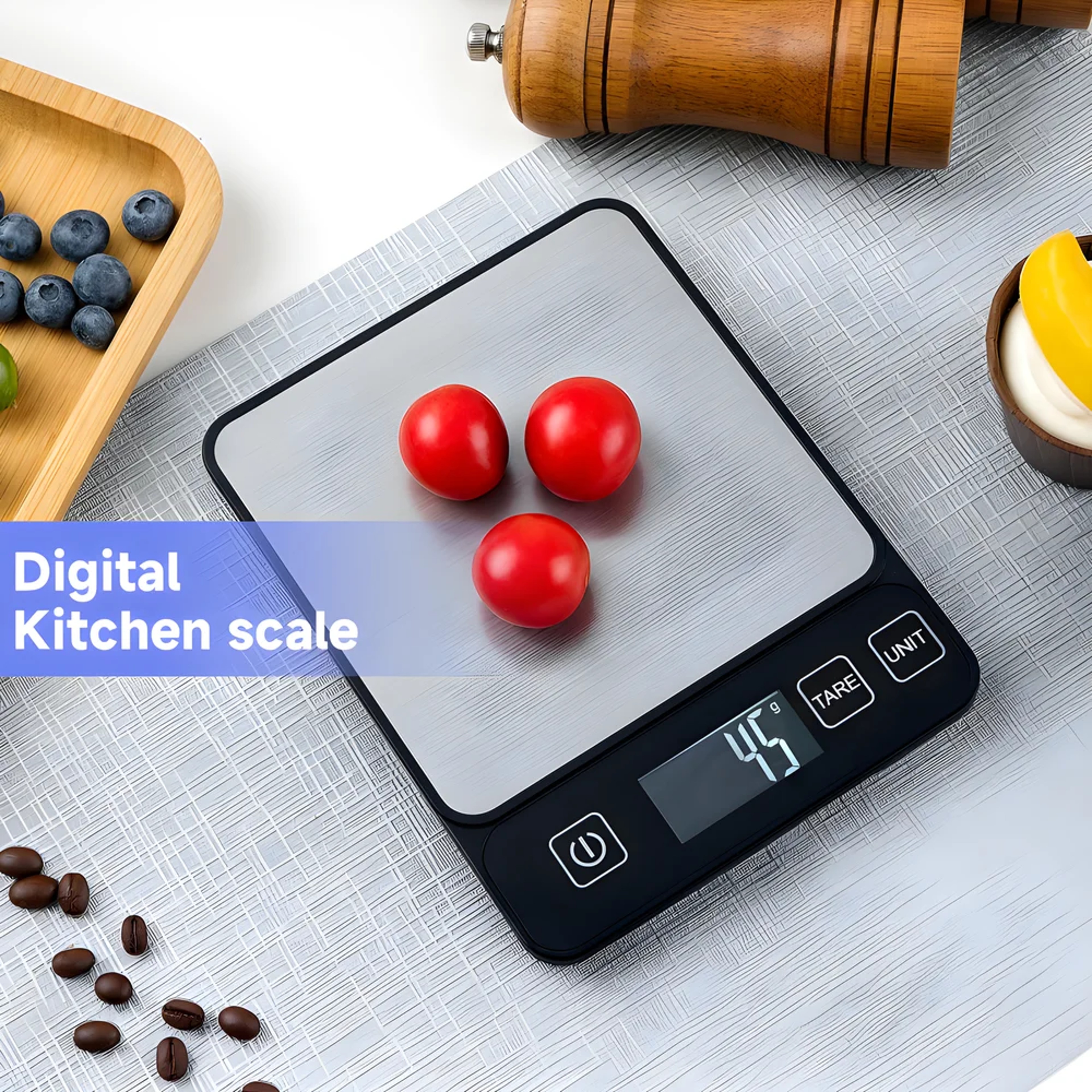 Precision Digital Kitchen Scale 10kg LCD Food Scale For Baking Cooking  Healthy Meal Prep 3