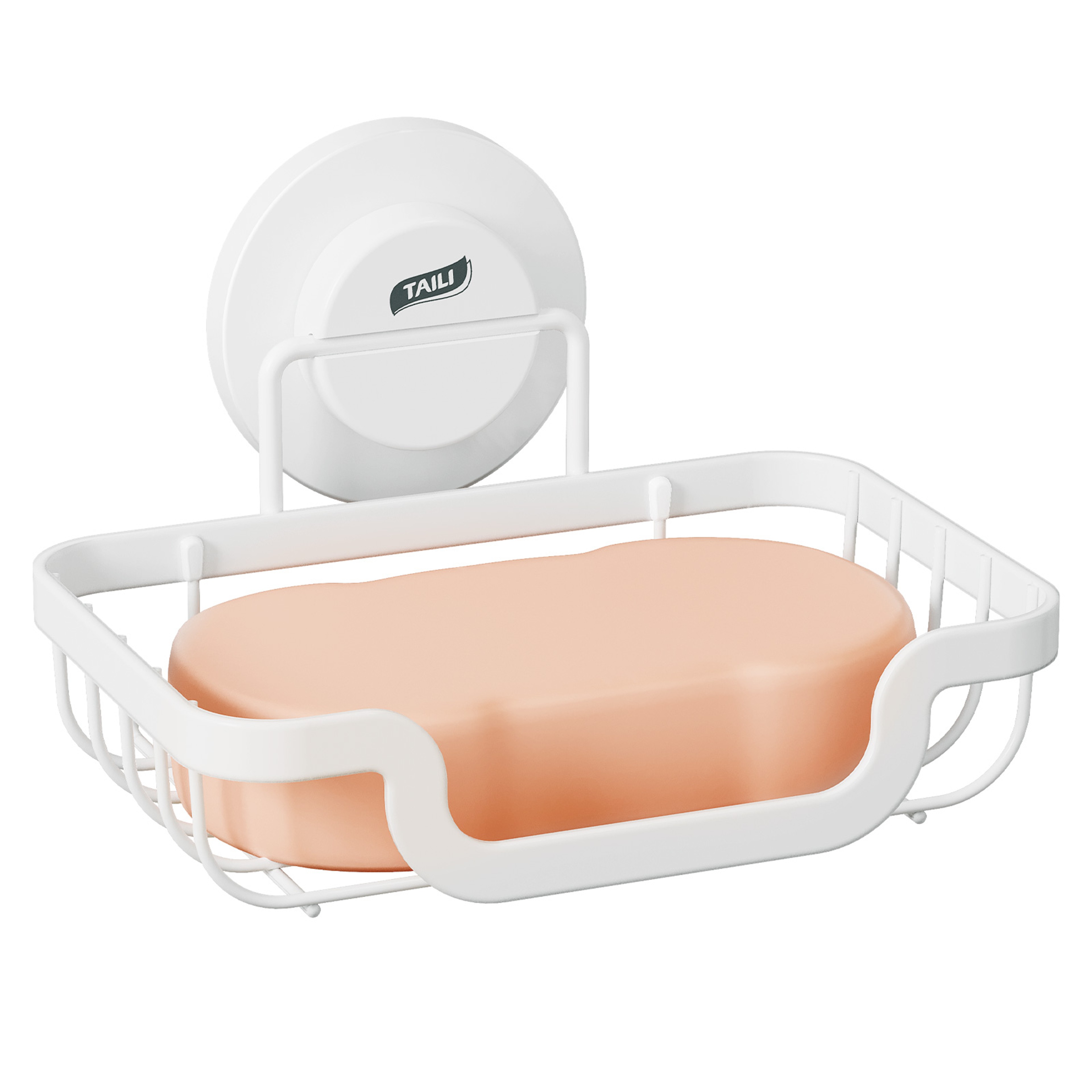 Suction Cup Soap Dish Draining Soap Holder for Shower, Bathroom & Kitchen – view 7