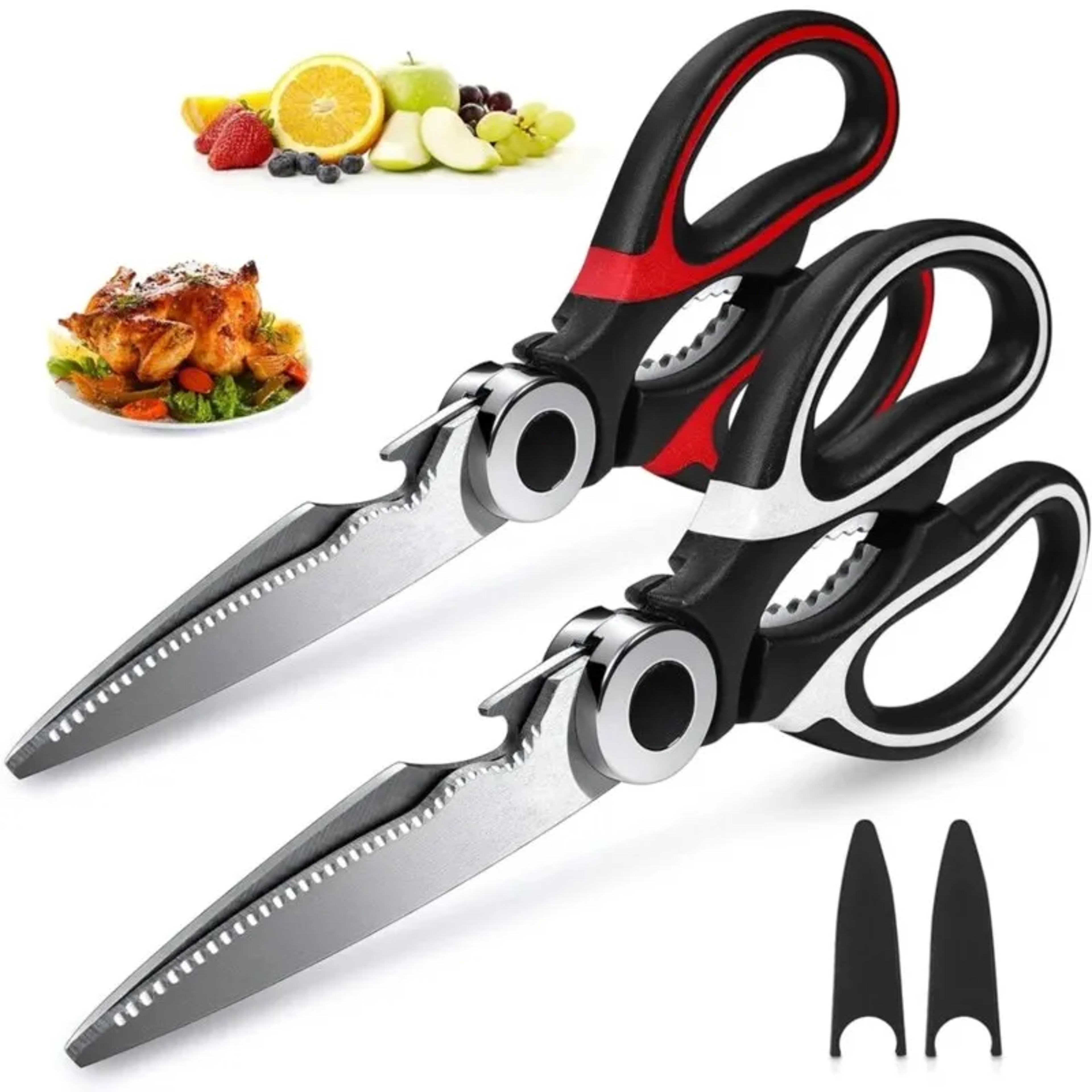 Heavy Duty Kitchen Scissors Stainless Steel Kitchen Shears For Meat Poultry Fish  Pizza 1