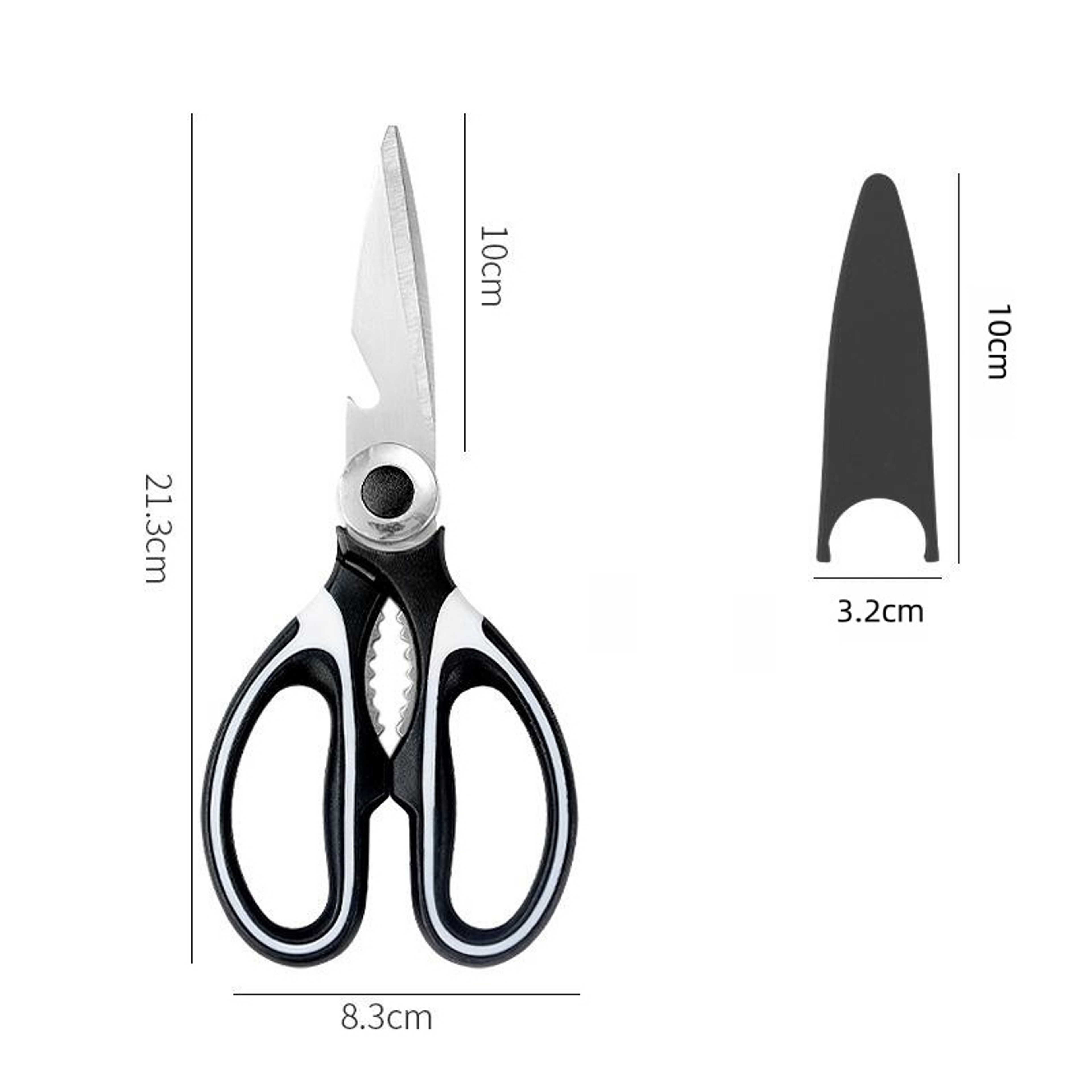 Heavy Duty Kitchen Scissors Stainless Steel Kitchen Shears For Meat Poultry Fish  Pizza 5