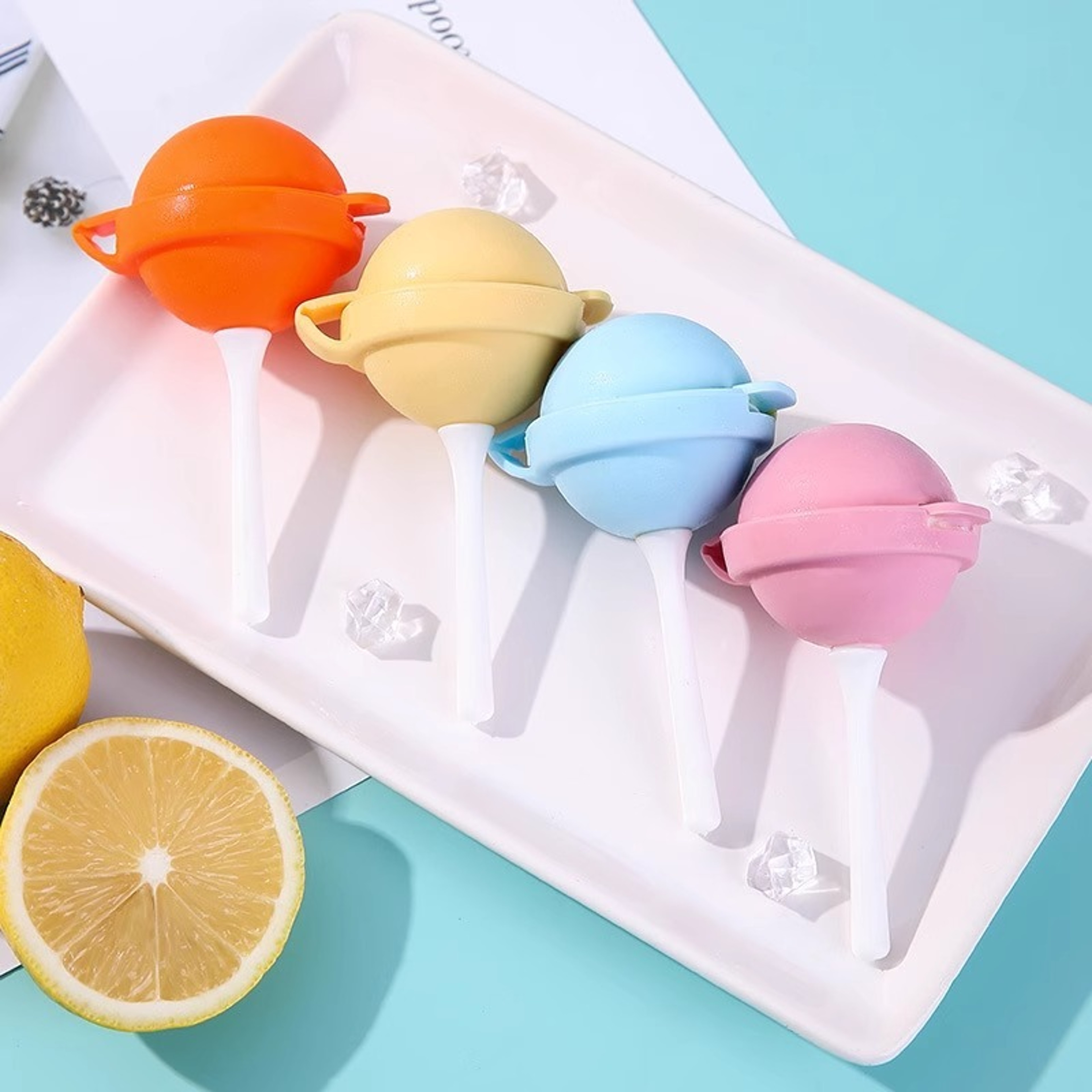 Silicone Popsicle Mold Reusable Ice Cream Mold For DIY Frozen Treats 3