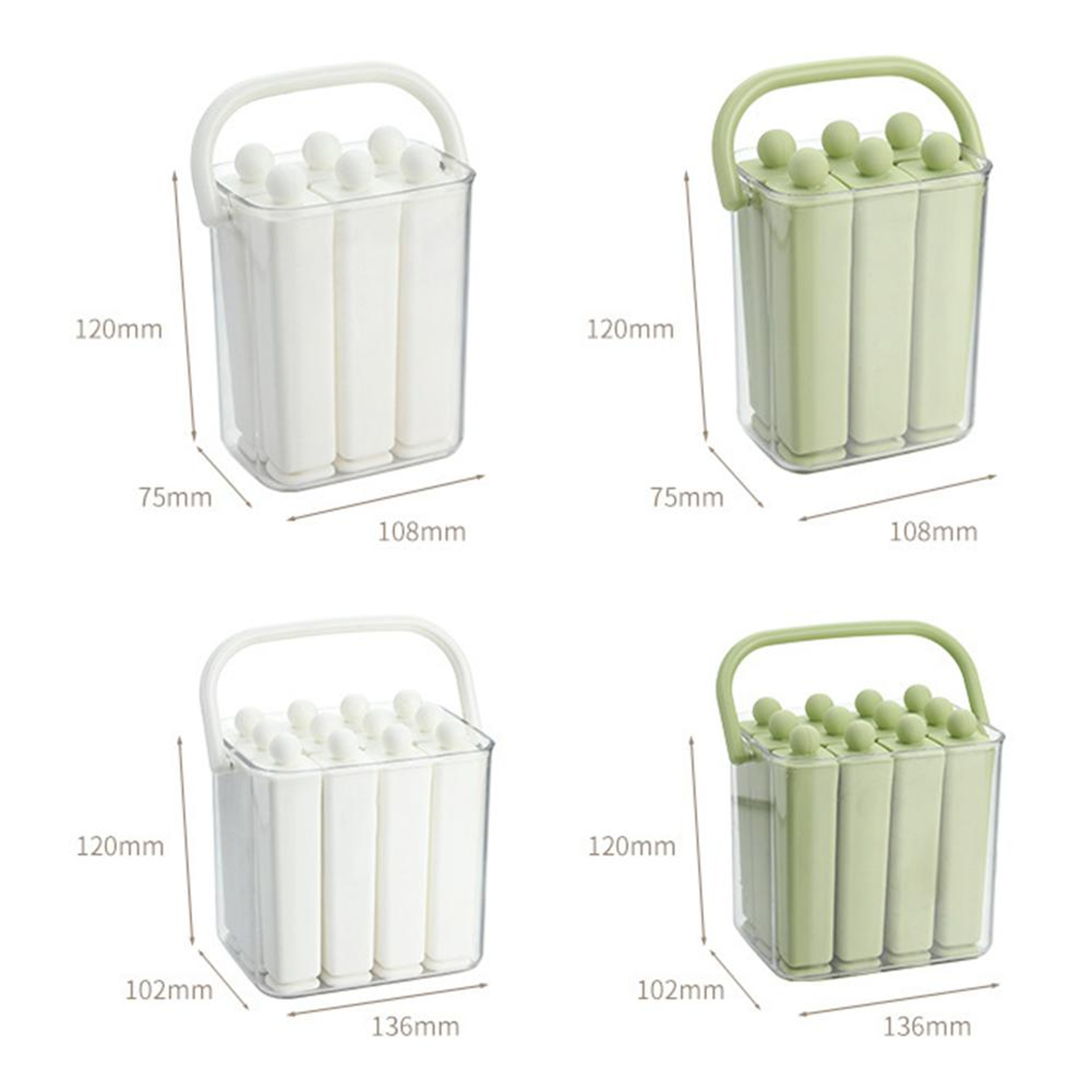 Silicone Popsicle Mold With Lid Or Cavity Easy Release Popsicle Maker For Homemade Frozen Treats 5
