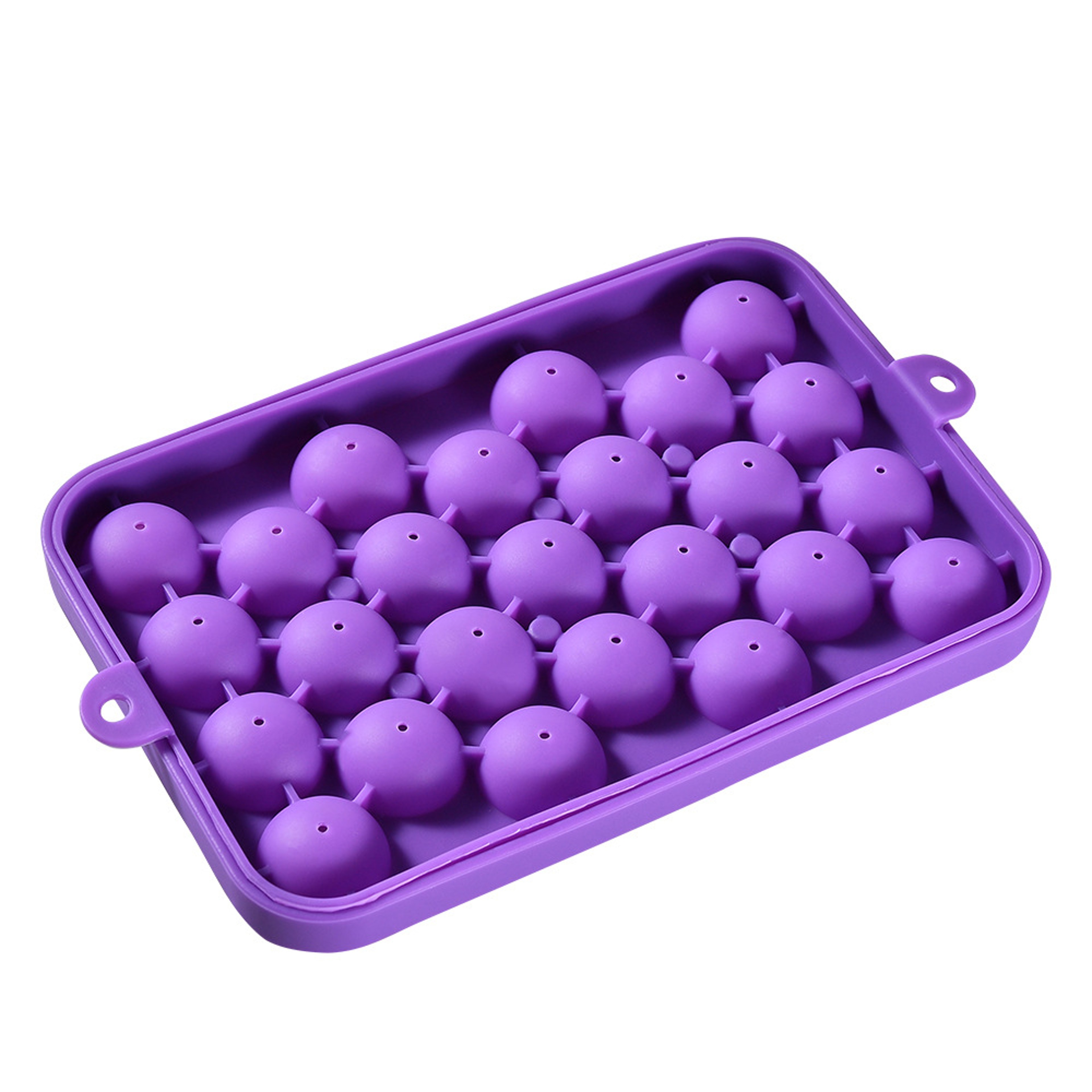 Cavity Silicone Ice Cube Tray With Lid Reusable Ice Ball Mold For Fruit Infused Drinks 9