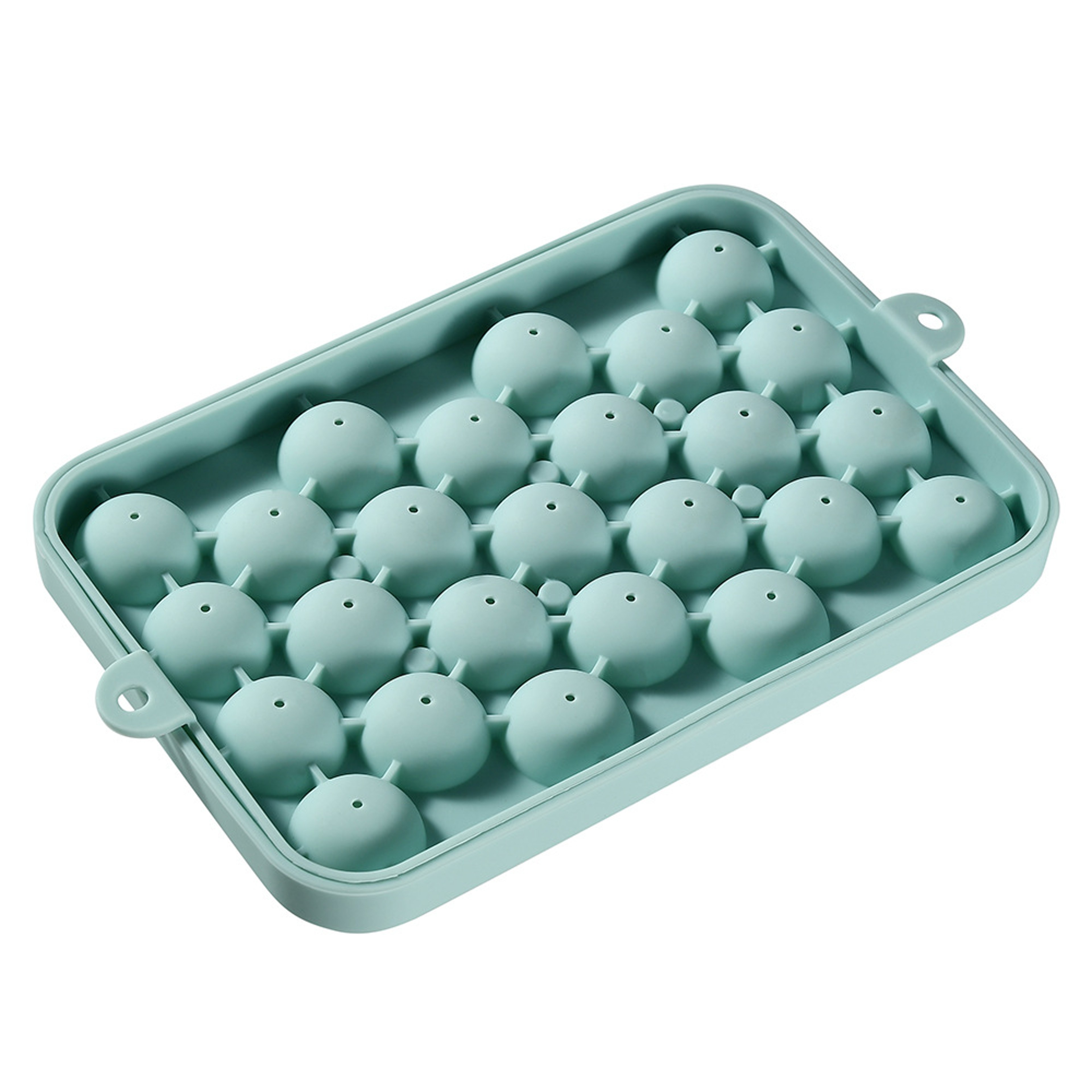 Cavity Silicone Ice Cube Tray With Lid Reusable Ice Ball Mold For Fruit Infused Drinks 6