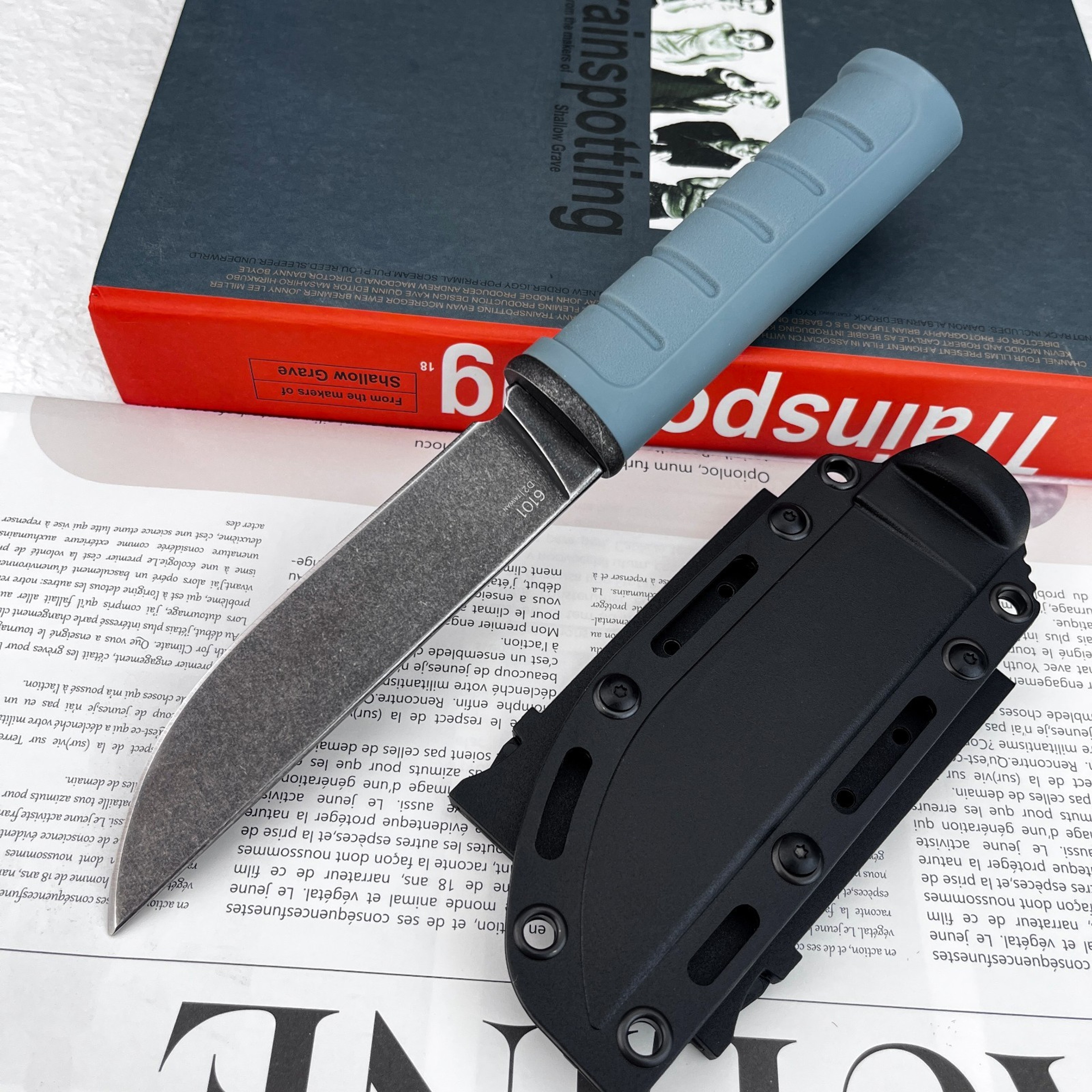 Fixed Blade Knife With Steel For Camping Hiking  Survival 2