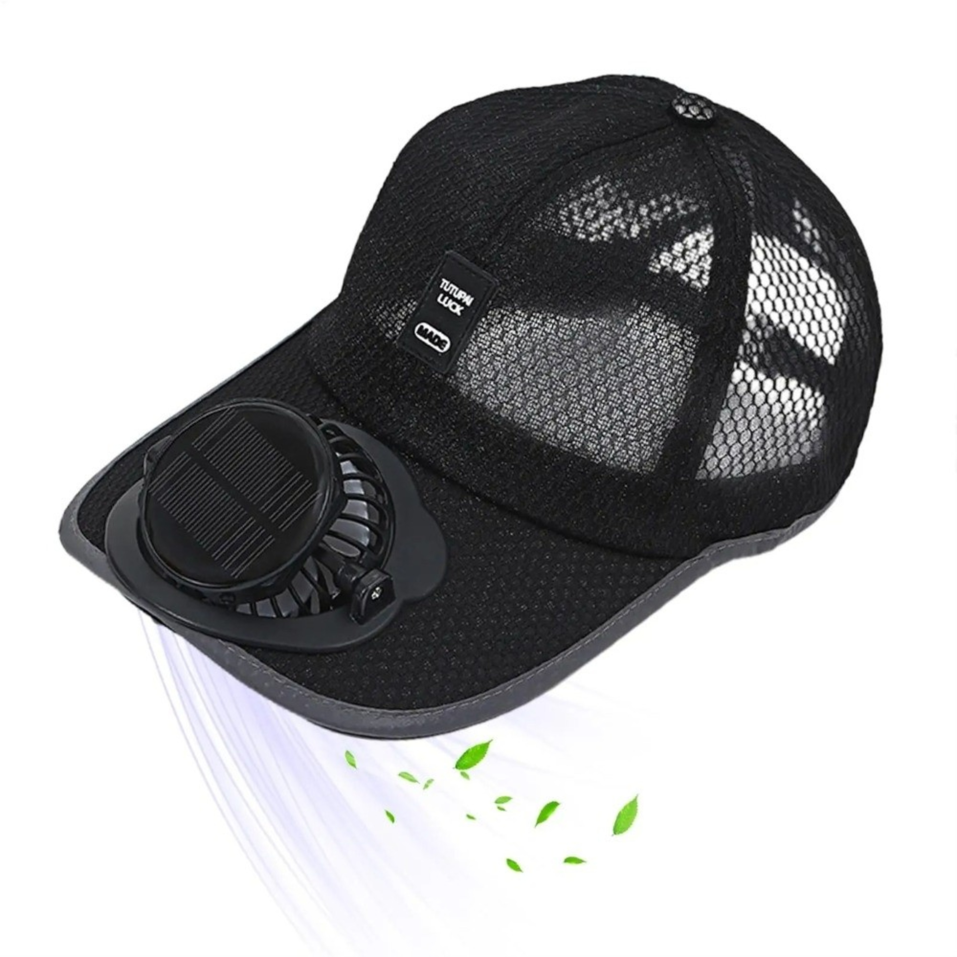 Solar Powered Fan Hat with UV Protection Lightweight Cooling Hat for Fishing & Outdoor Adventures – view 1