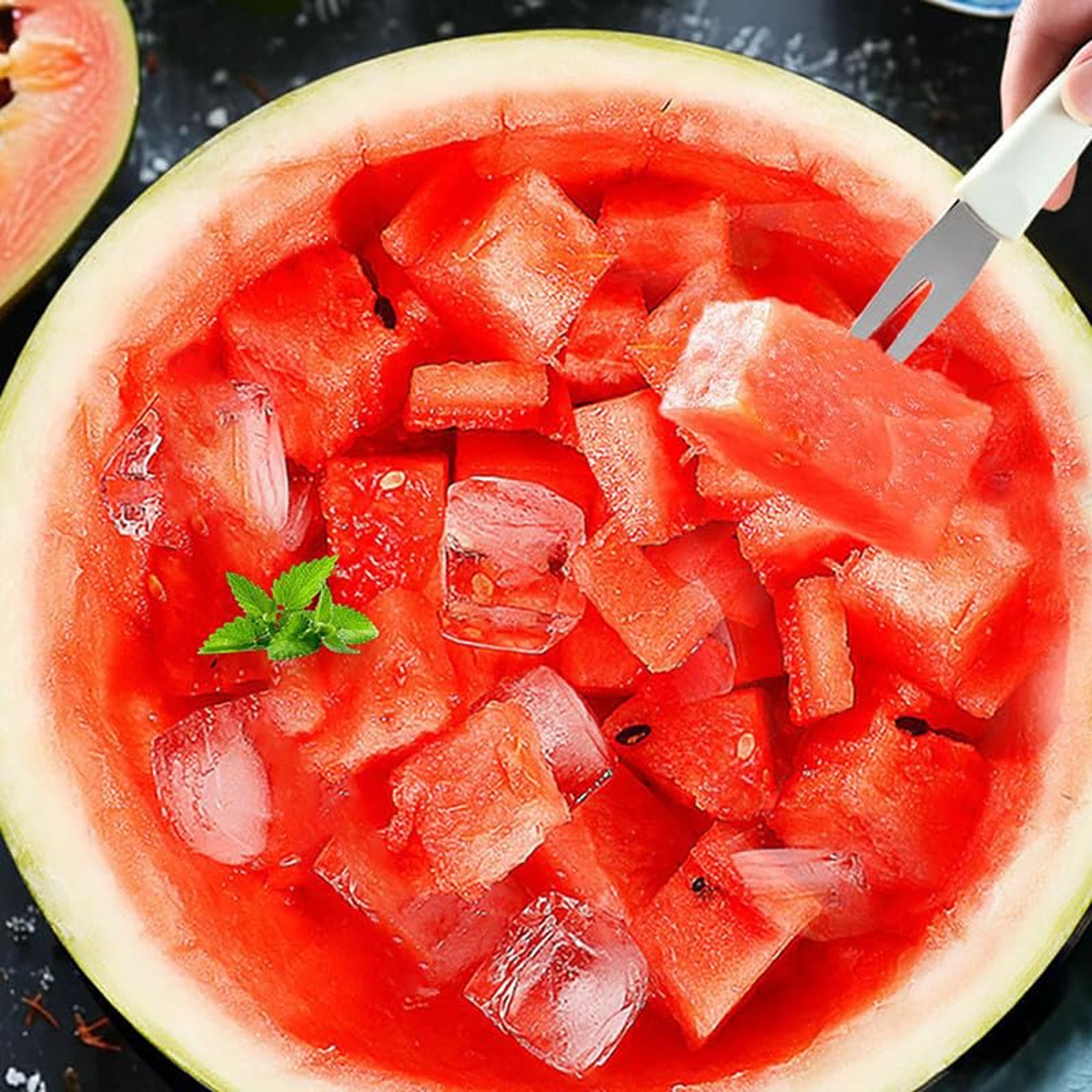 Watermelon Cutter with Melon Scoop & Popsicle Fruit Slicer Tool – view 6