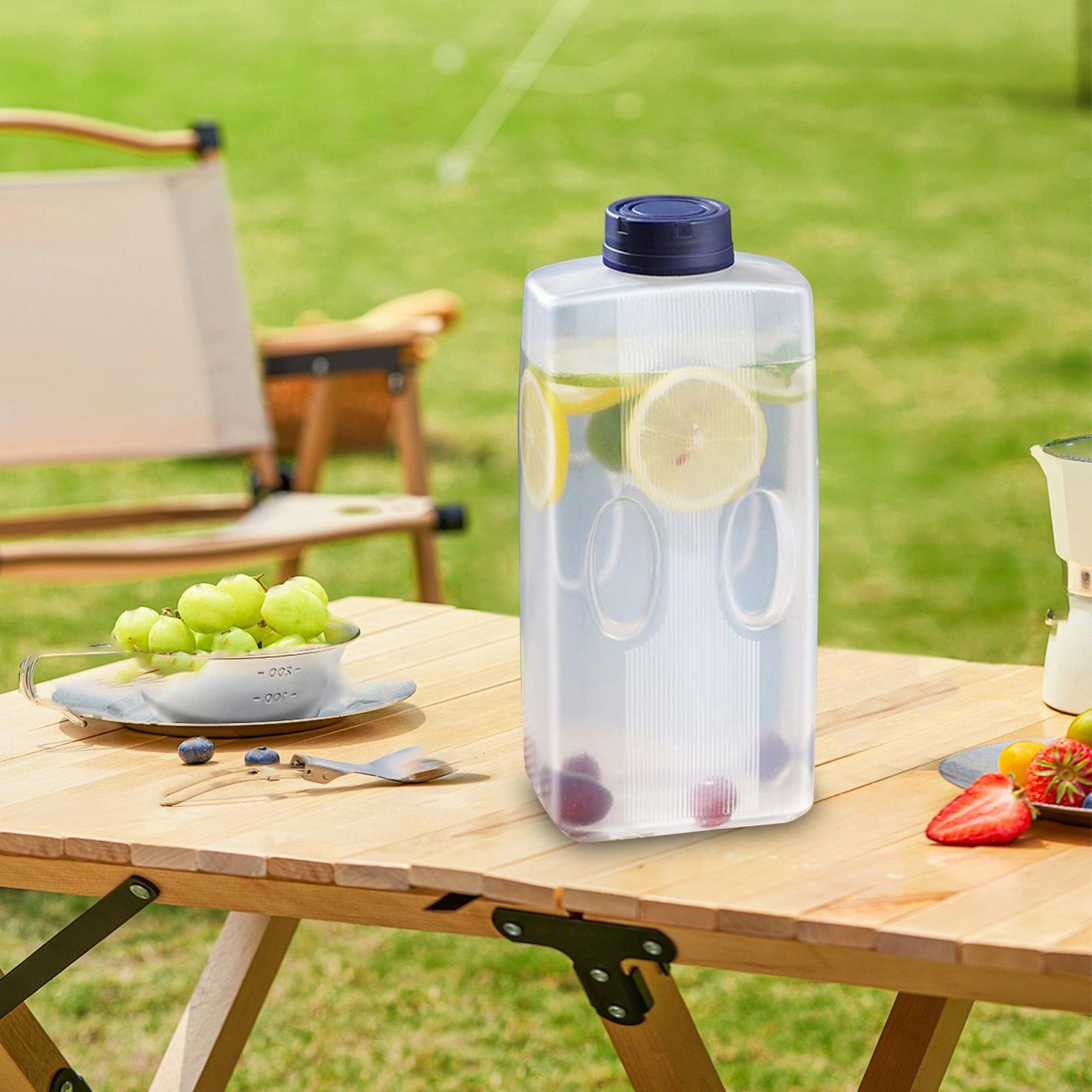 Water Pitcher With Lid Large Capacity Refrigerator Water Jug For Juice Tea  Cold Drinks 0