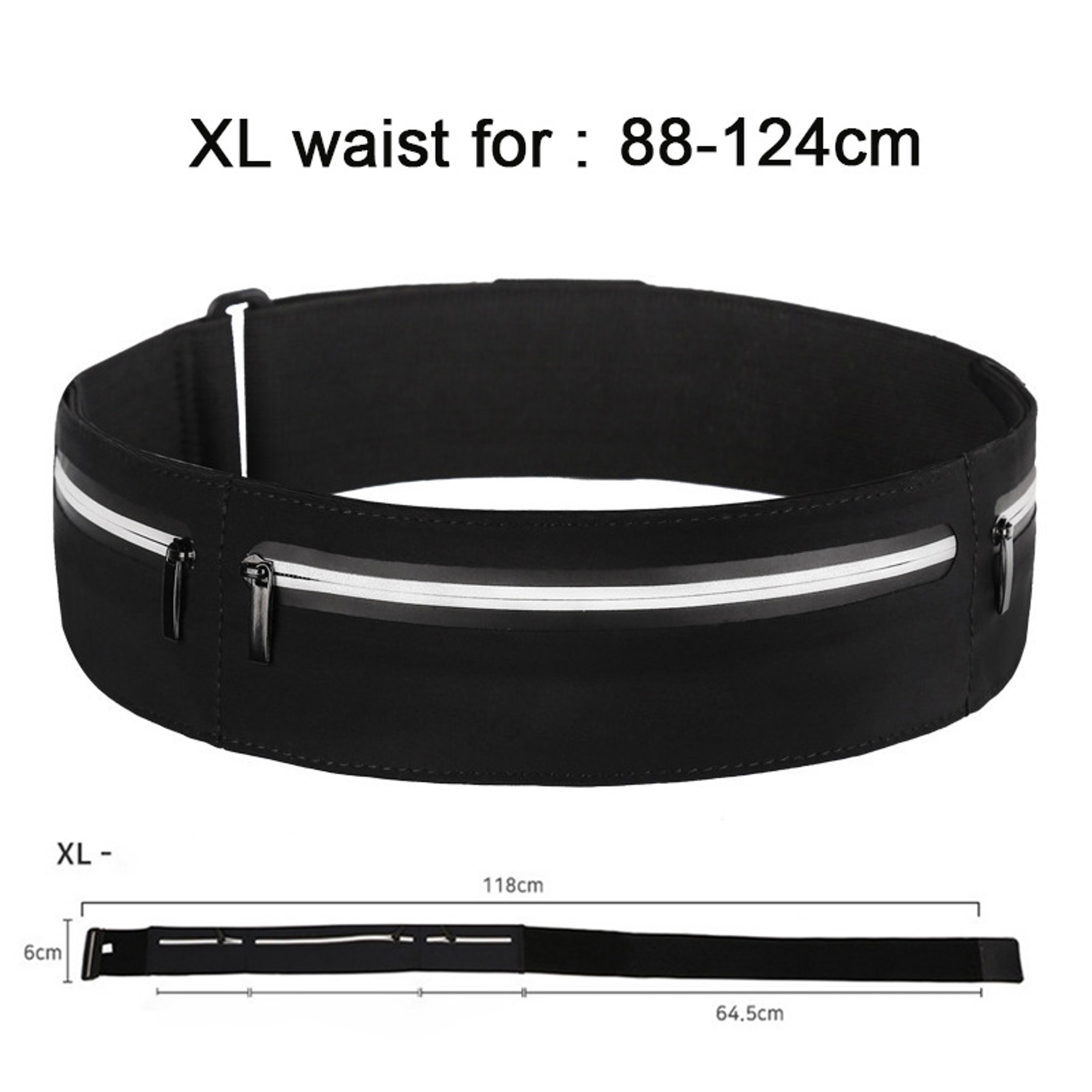 Waterproof Running Belt Bag For Phone Keys  Essentials Lightweight Sports Fanny Pack 8