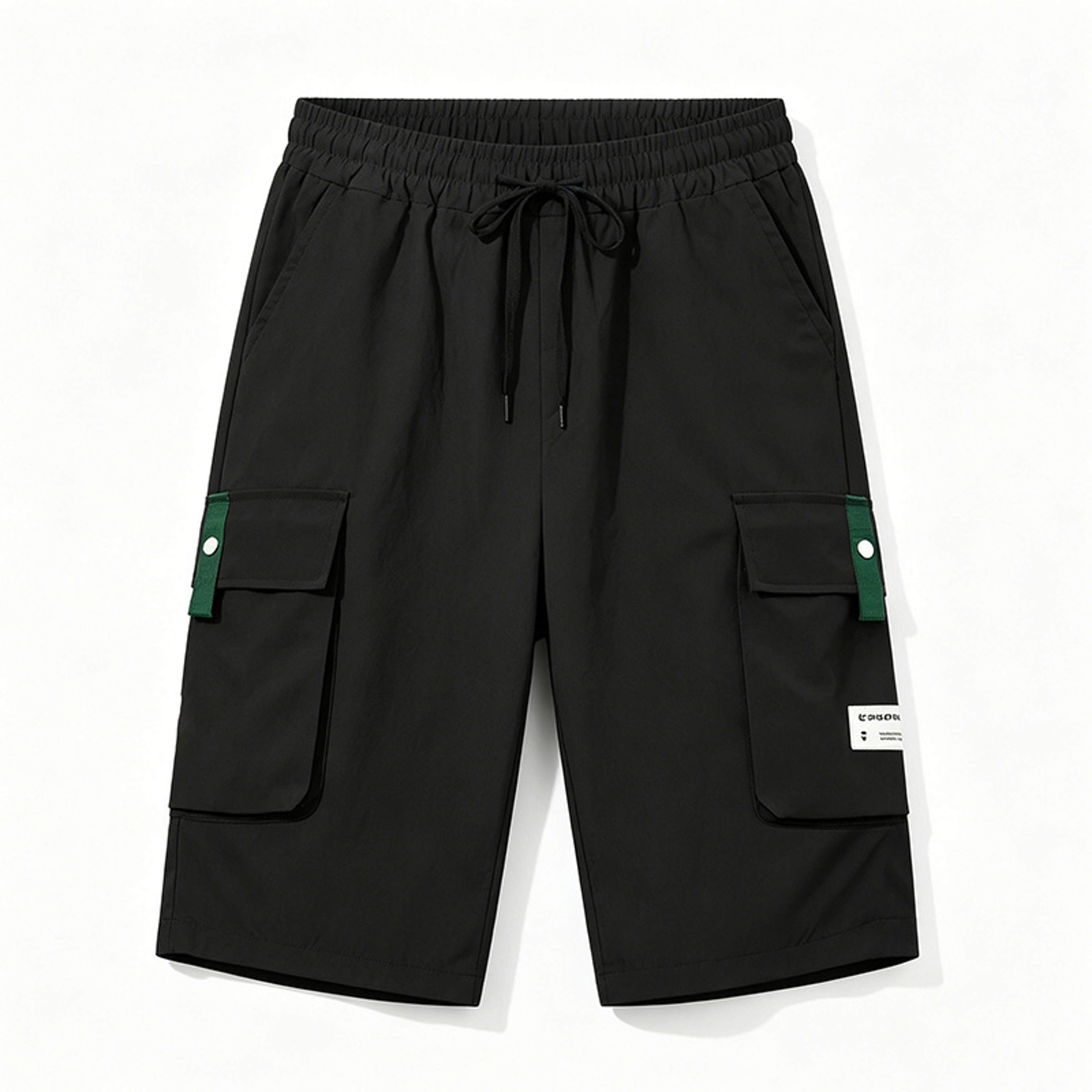 Mens Cargo Shorts With Multi Pockets Elastic Drawstring Waist For Outdoor Beach  Everyday Wear 5