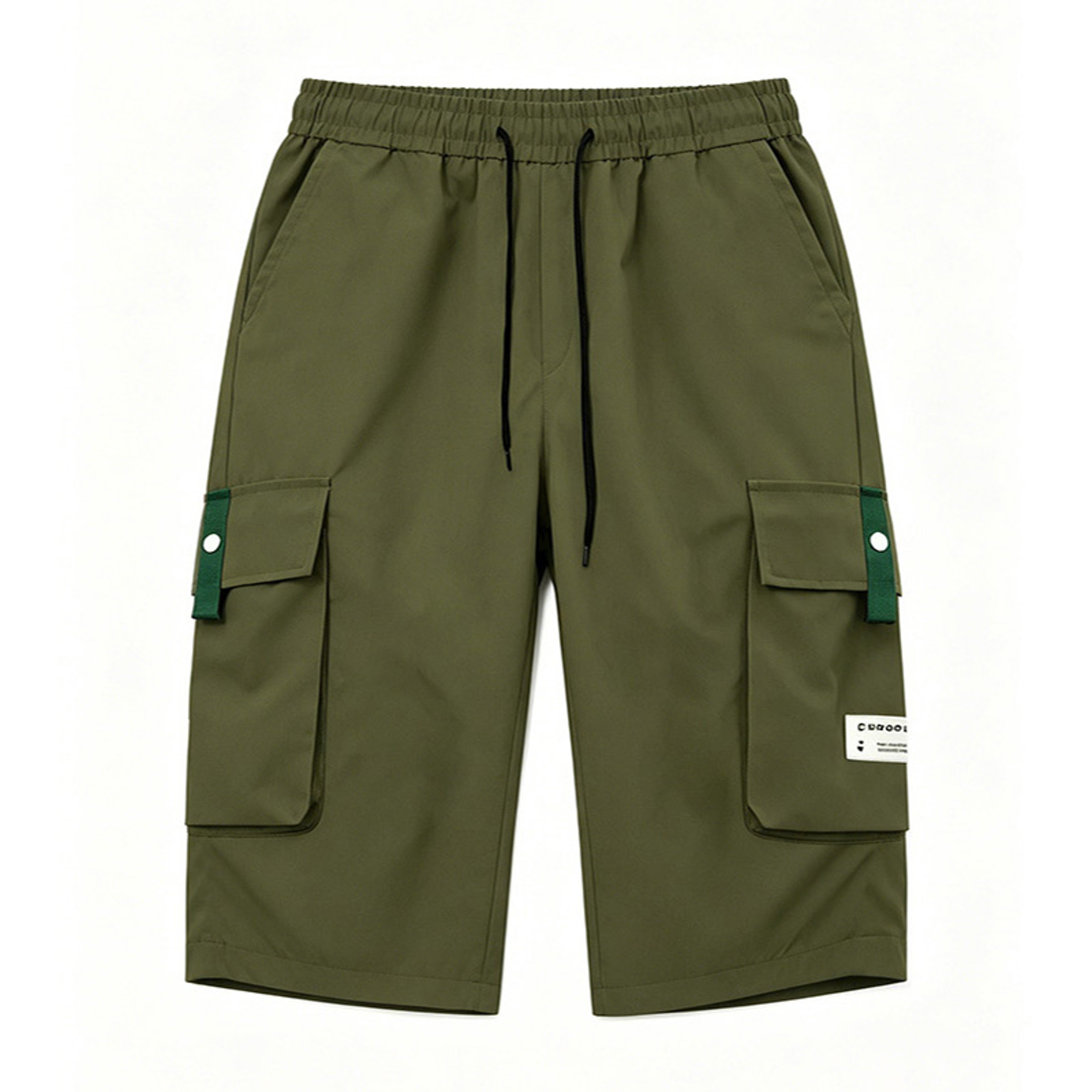 Mens Cargo Shorts With Multi Pockets Elastic Drawstring Waist For Outdoor Beach  Everyday Wear 9