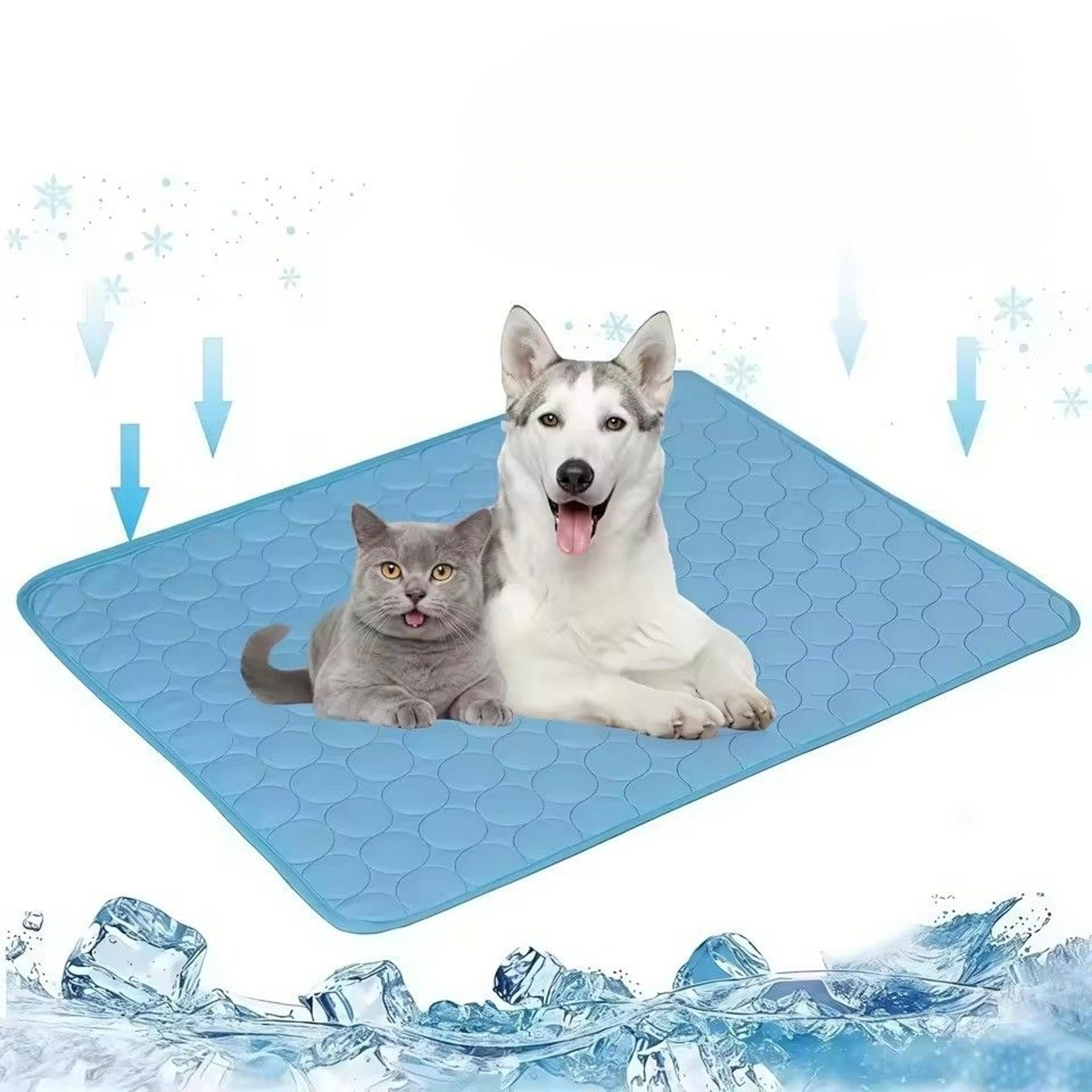 Cool Paws Dog Cooling Mat For Dogs  Cats Breathable Pet Cooling Pad For Summer Comfort 0