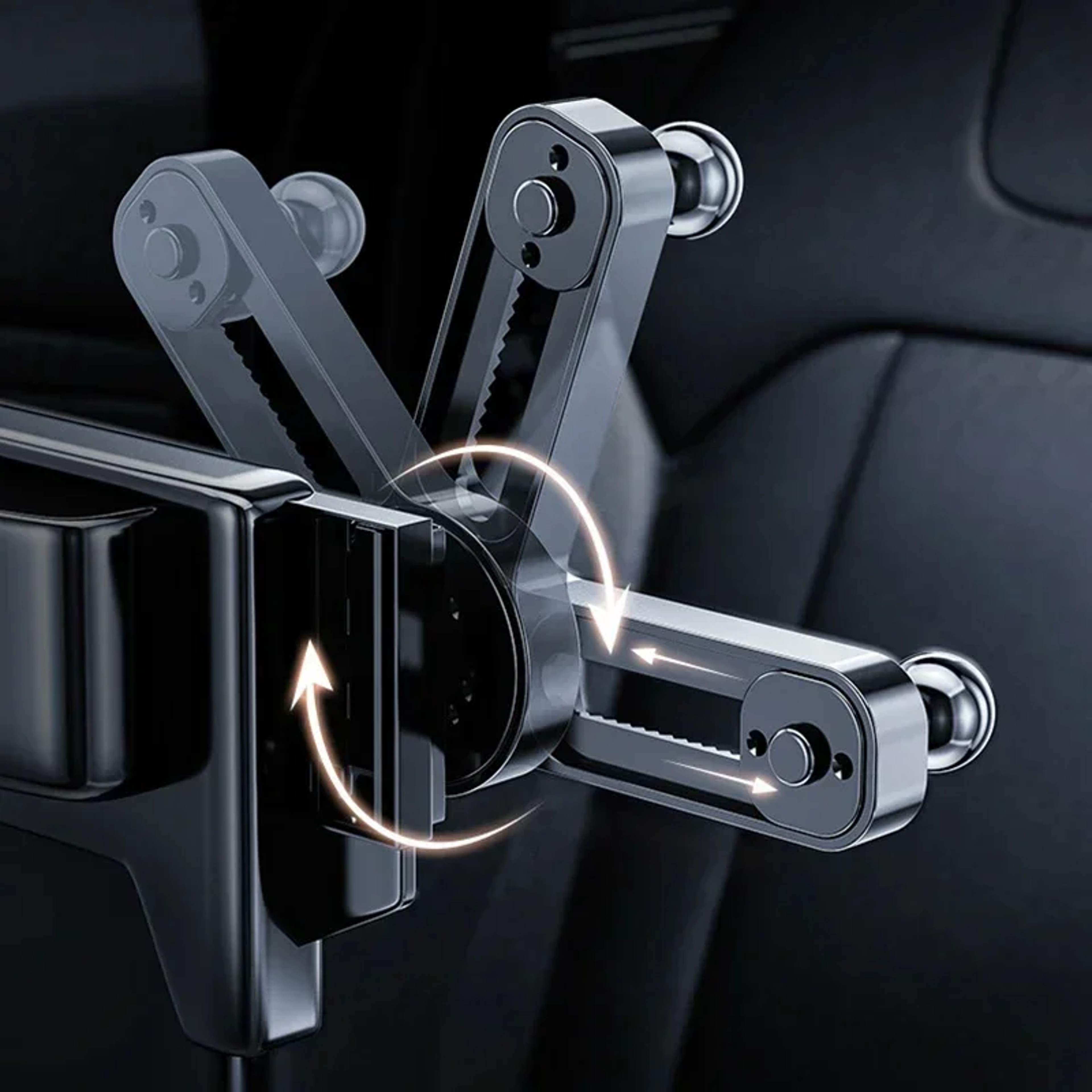 Car Phone Holder With Adjustable Extension Arm For Ball Mount Dashboard Screens 5