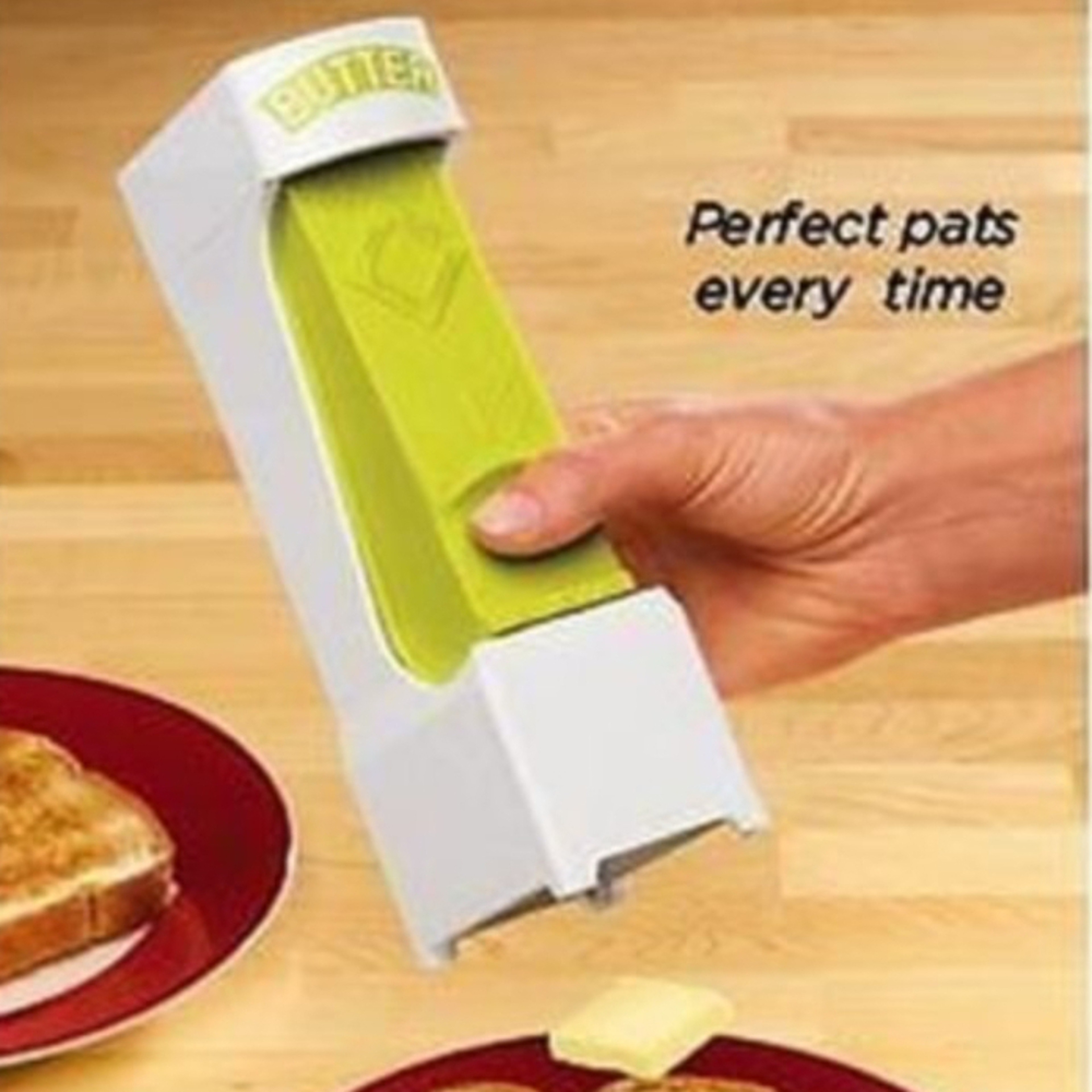One Click Butter Cutter  Butter Slicer Dispenser With Storage Keeper For Toast Baking  Cooking 1