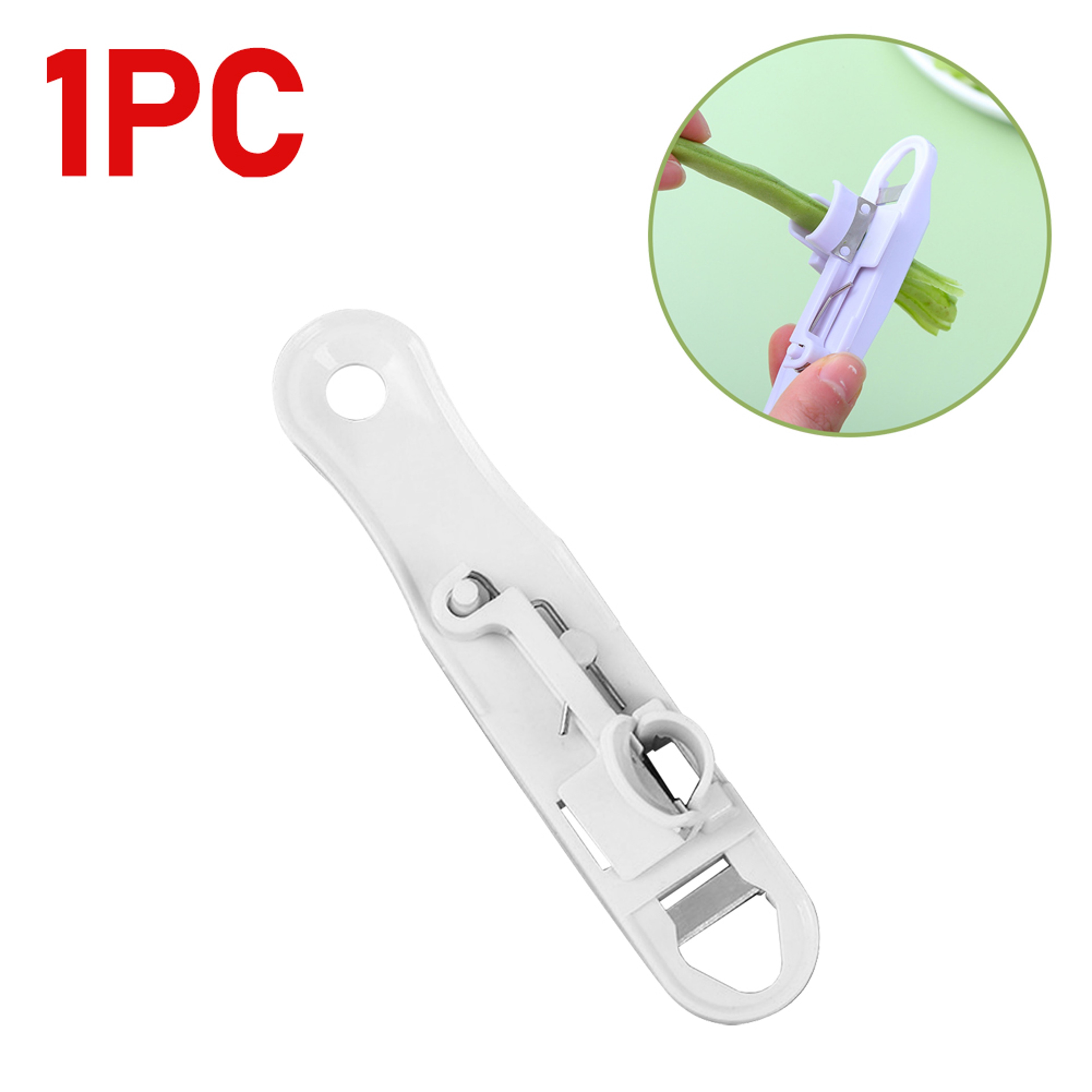 Green Bean Slicer  Bean String Remover Vegetable Cutter Kitchen Gadget 4