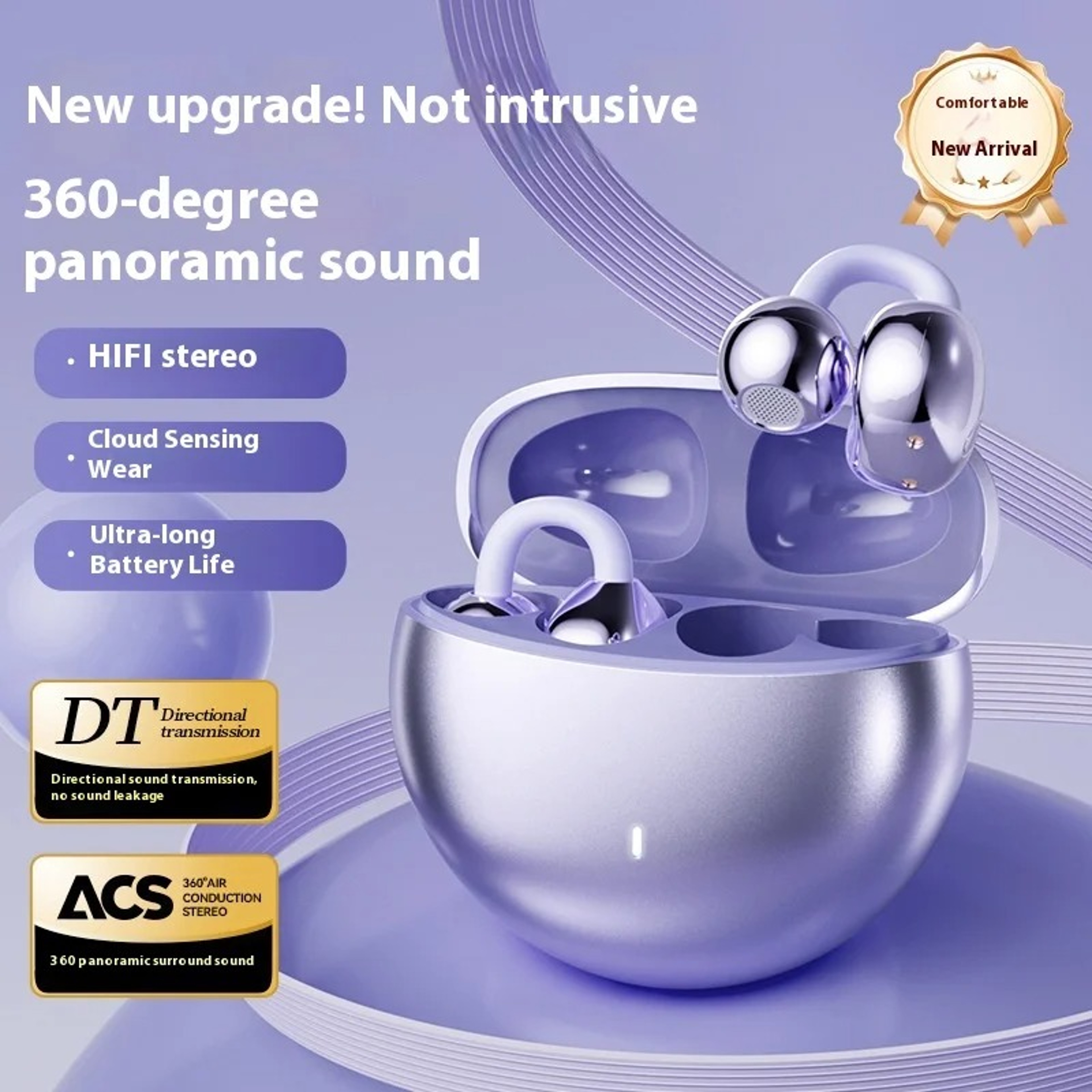 Sound Flow Bluetooth Earbuds With Stereo Playtime  Waterproof 5
