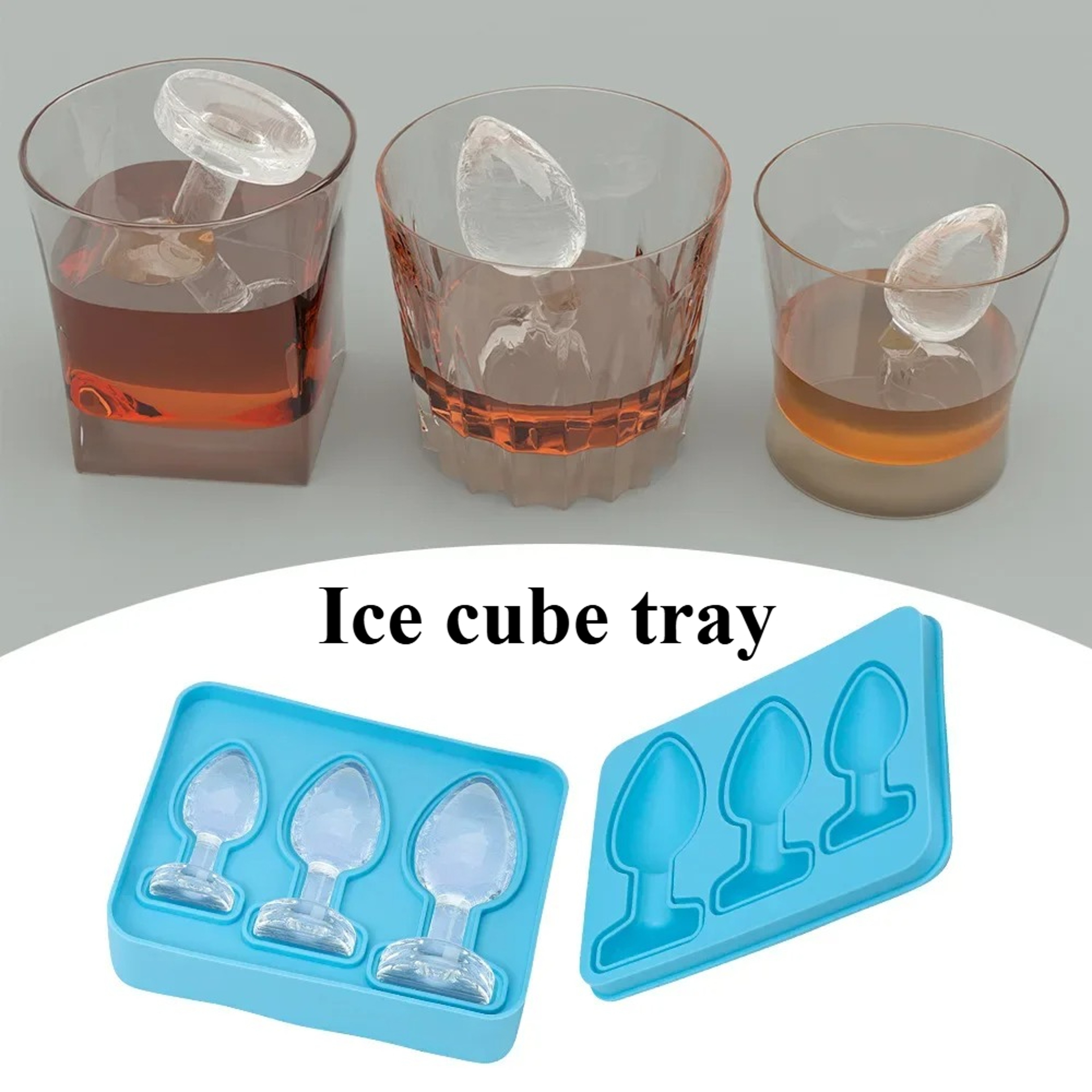 Frost Hot Silicone Ice Cube Mold For Ice Shot Glasses Whiskey Ice Mold  Cocktail Ice Tray 2