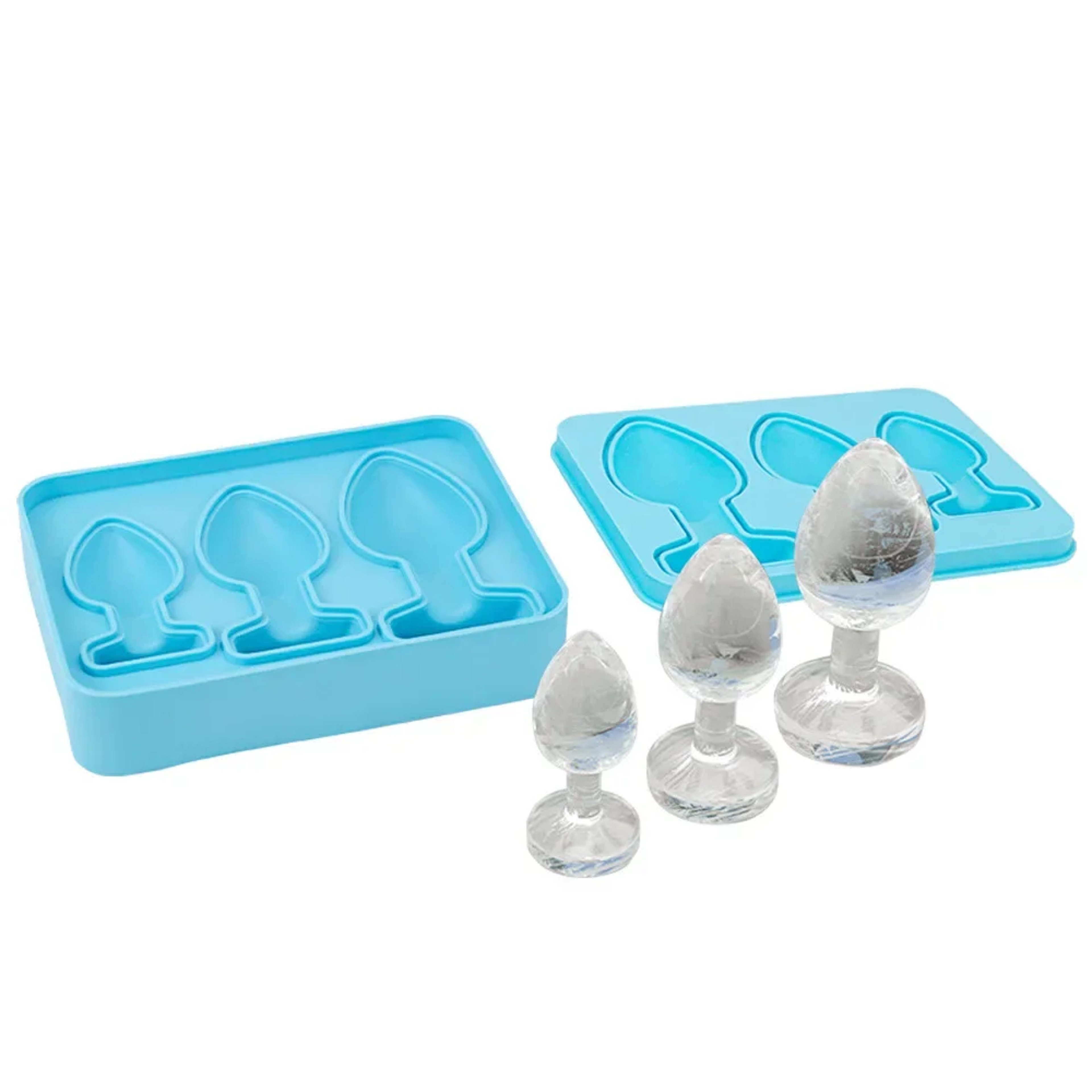 Frost Hot Silicone Ice Cube Mold For Ice Shot Glasses Whiskey Ice Mold  Cocktail Ice Tray 0