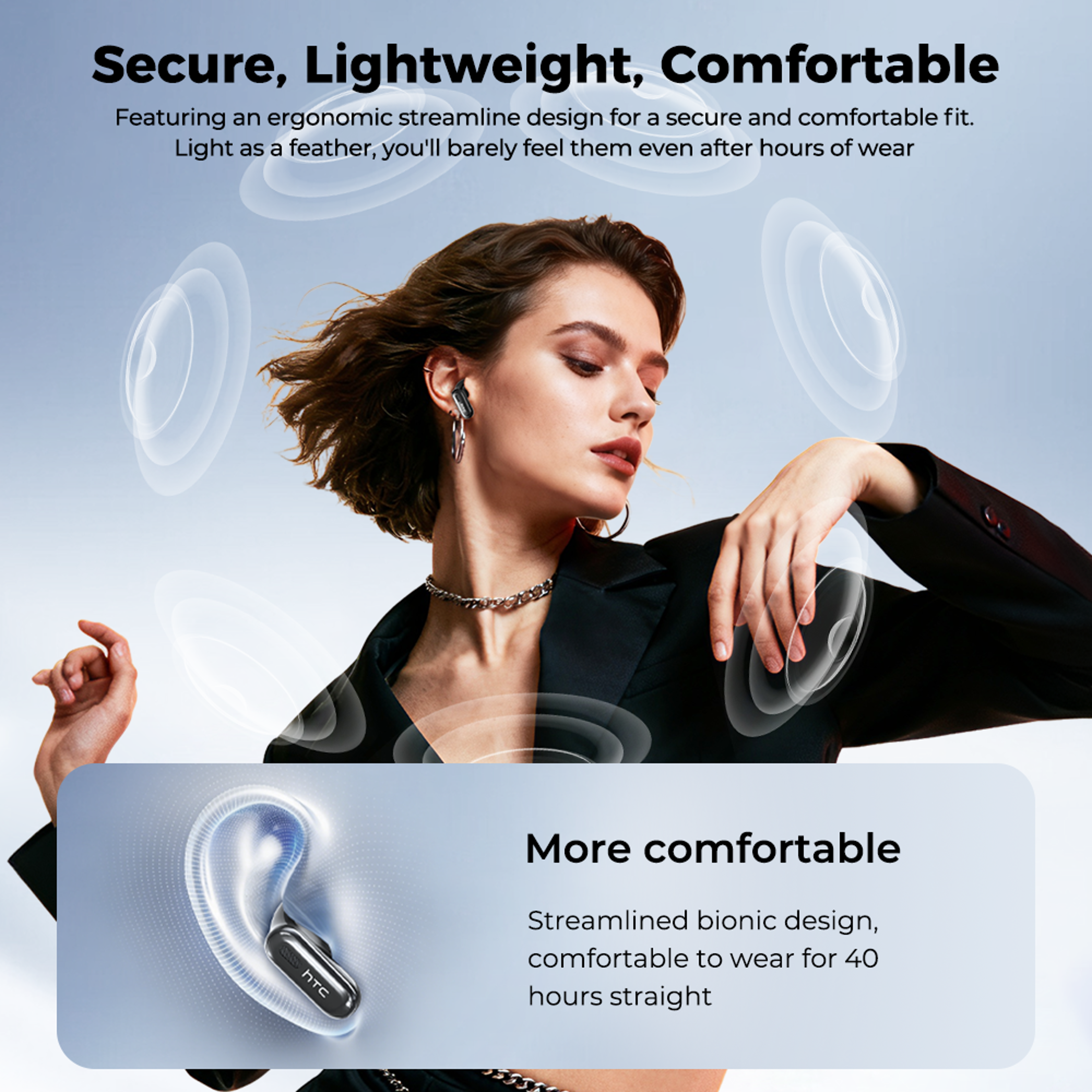Touch Screen Wireless Bluetooth Earbuds With AI Translator HD Display  Battery 1