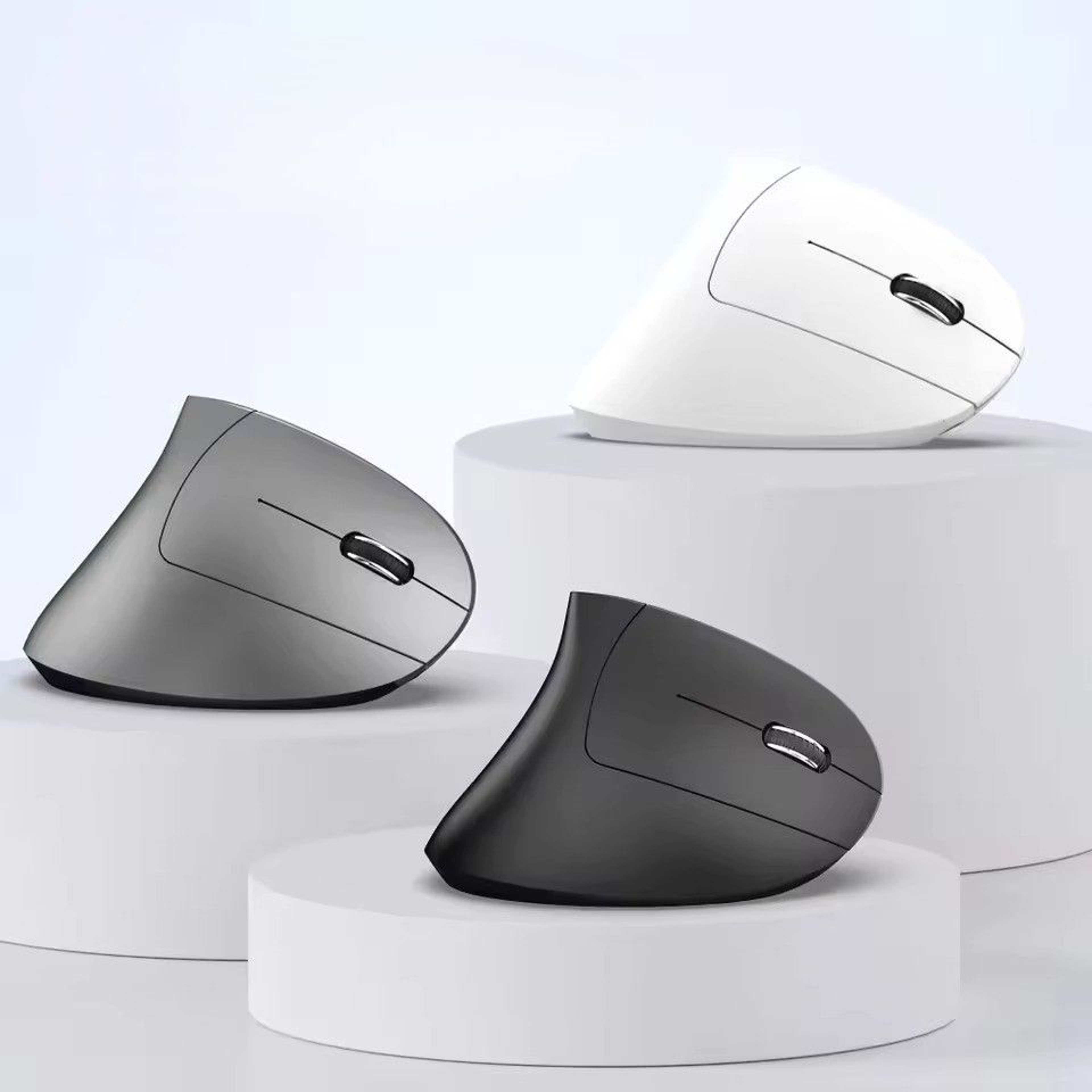 Ergo Glide Wireless Vertical Mouse Bluetooth Rechargeable Silent Ergonomic Mouse For Laptop  Office 0