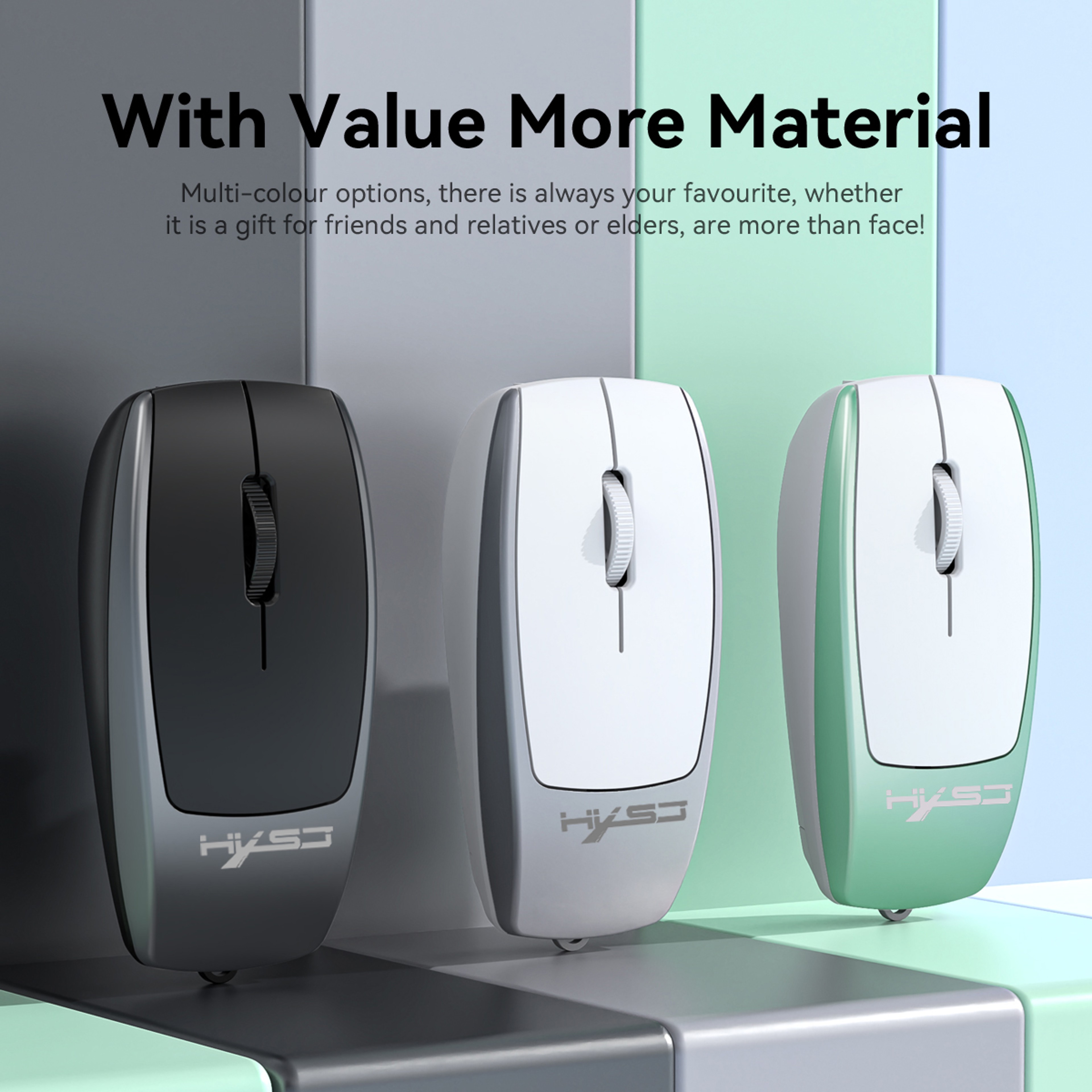 Rechargeable Bluetooth Wireless Mouse With Silent Click  Adjustable DPI For Laptop Tablet  Phone 1