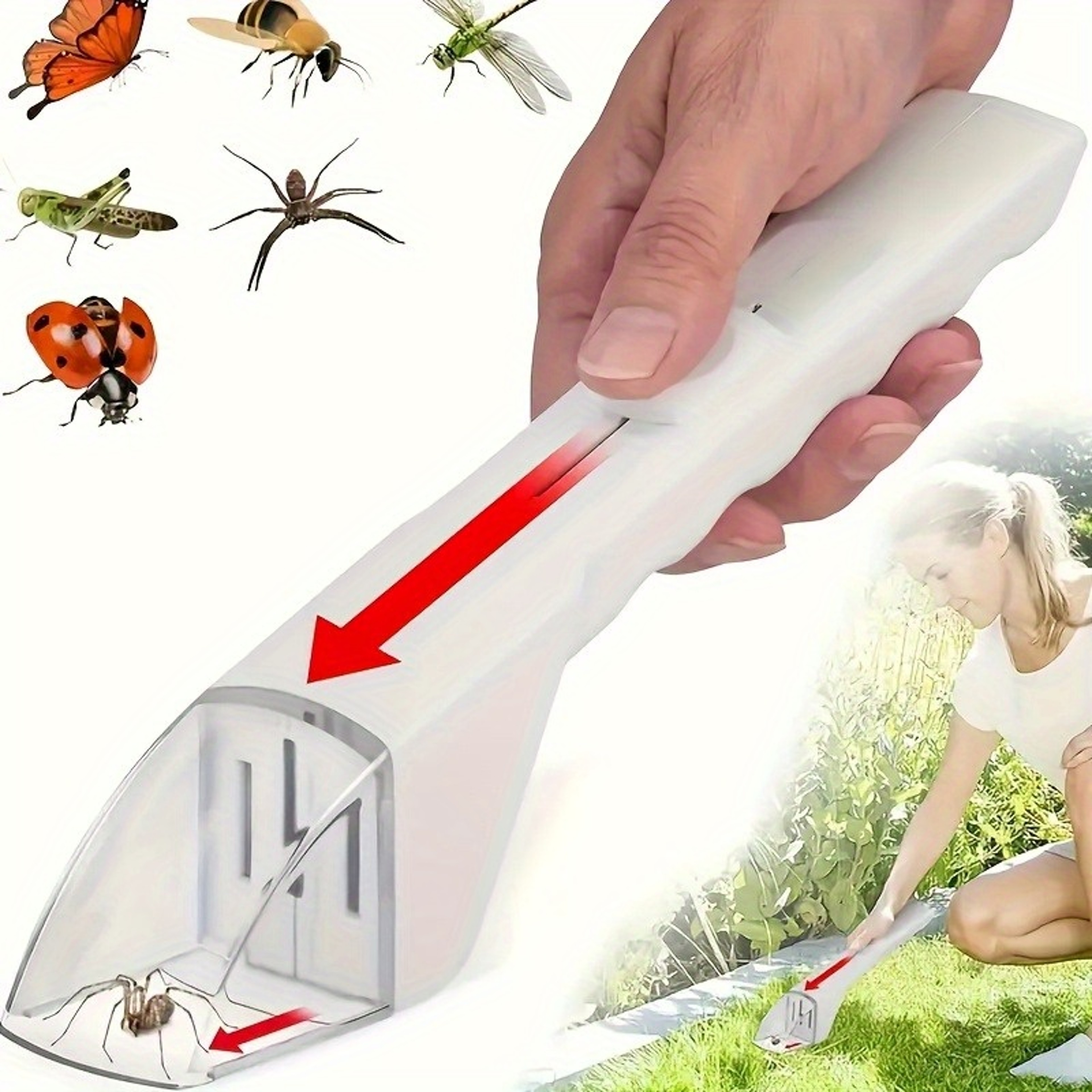 Humane Bug Catcher  Spider Catcher With Viewing Box Portable Bug Catch And Release Tool 2