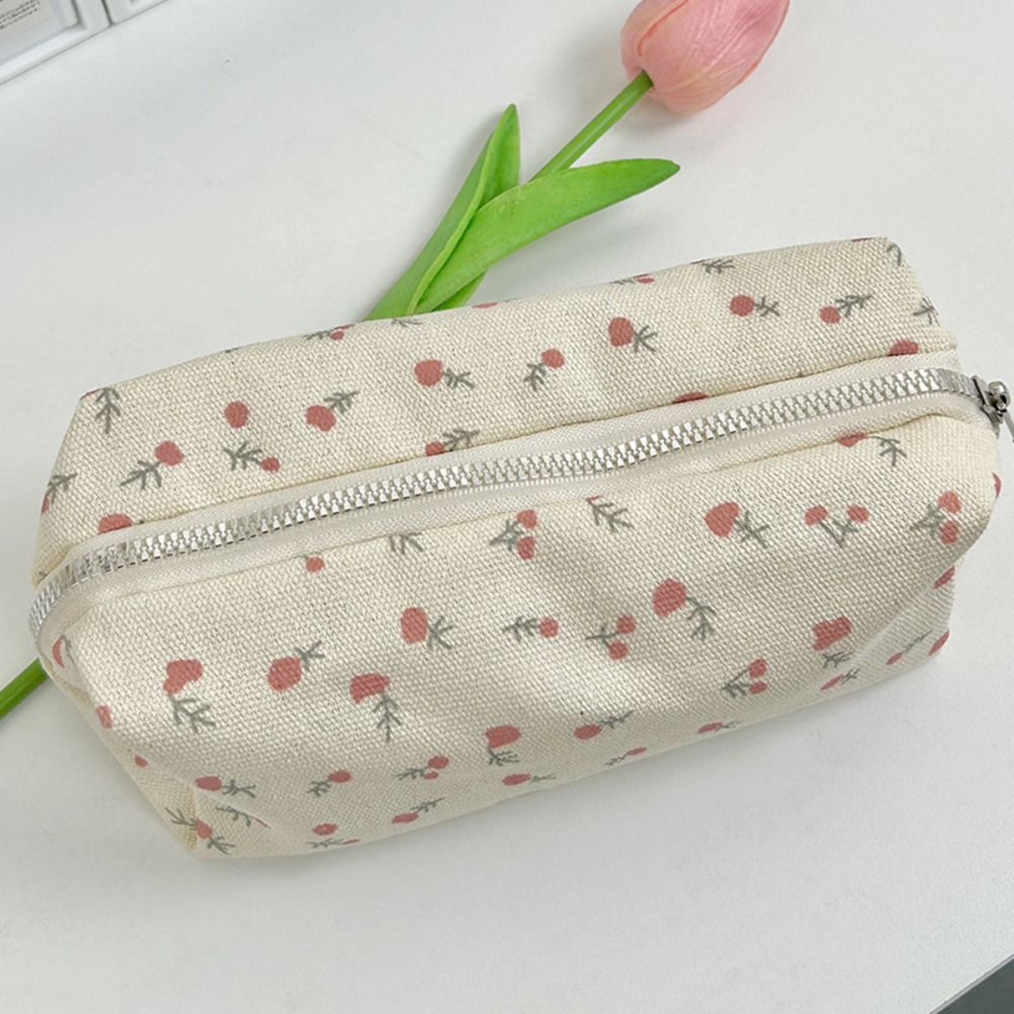 BloomCarry Floral Pencil Case With Large Capacity Pencil Case Design For Back To School Backpack 5