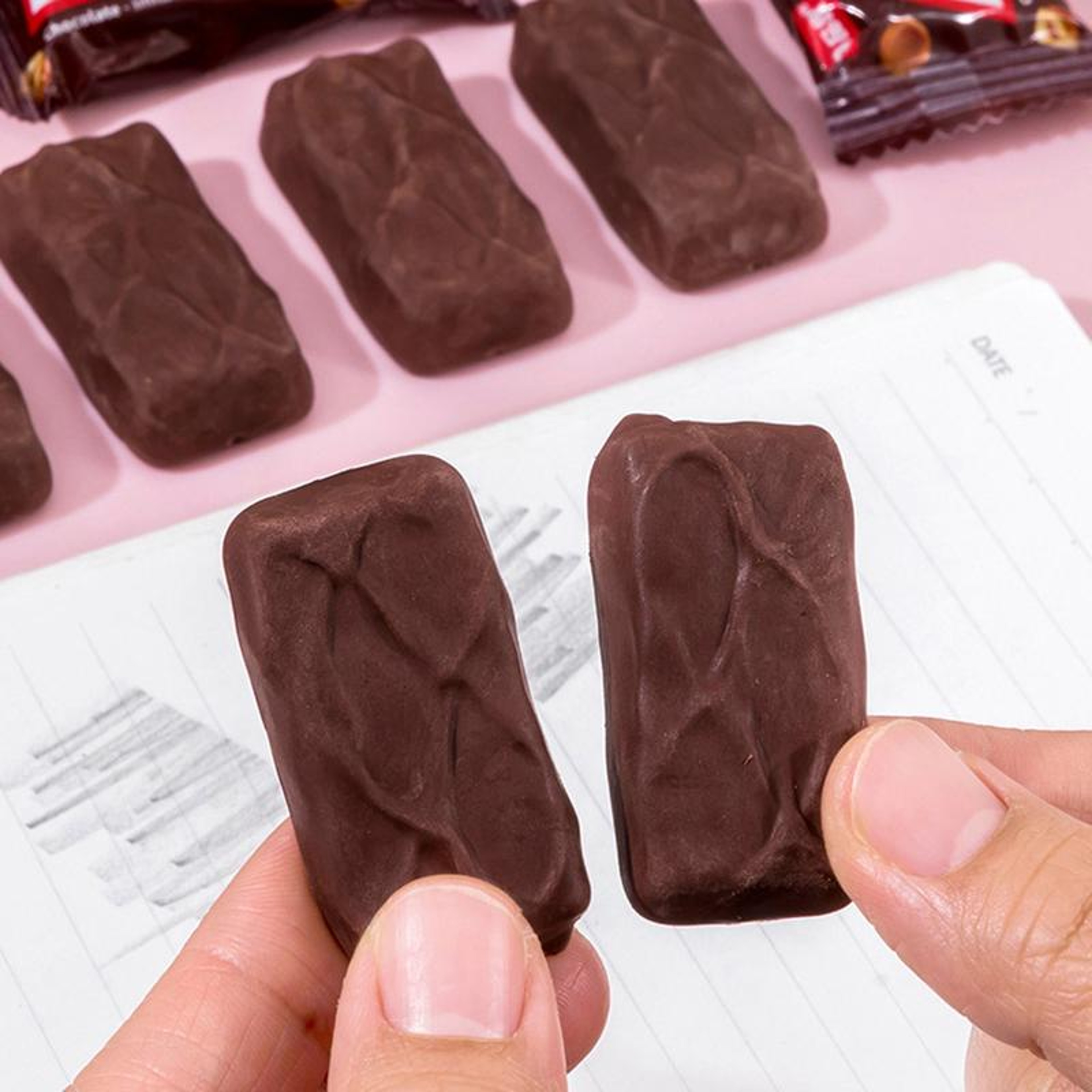 Creative Chocolate Shaped Eraser for Kids with back to school backpack School Stationery Gift Set – view 5