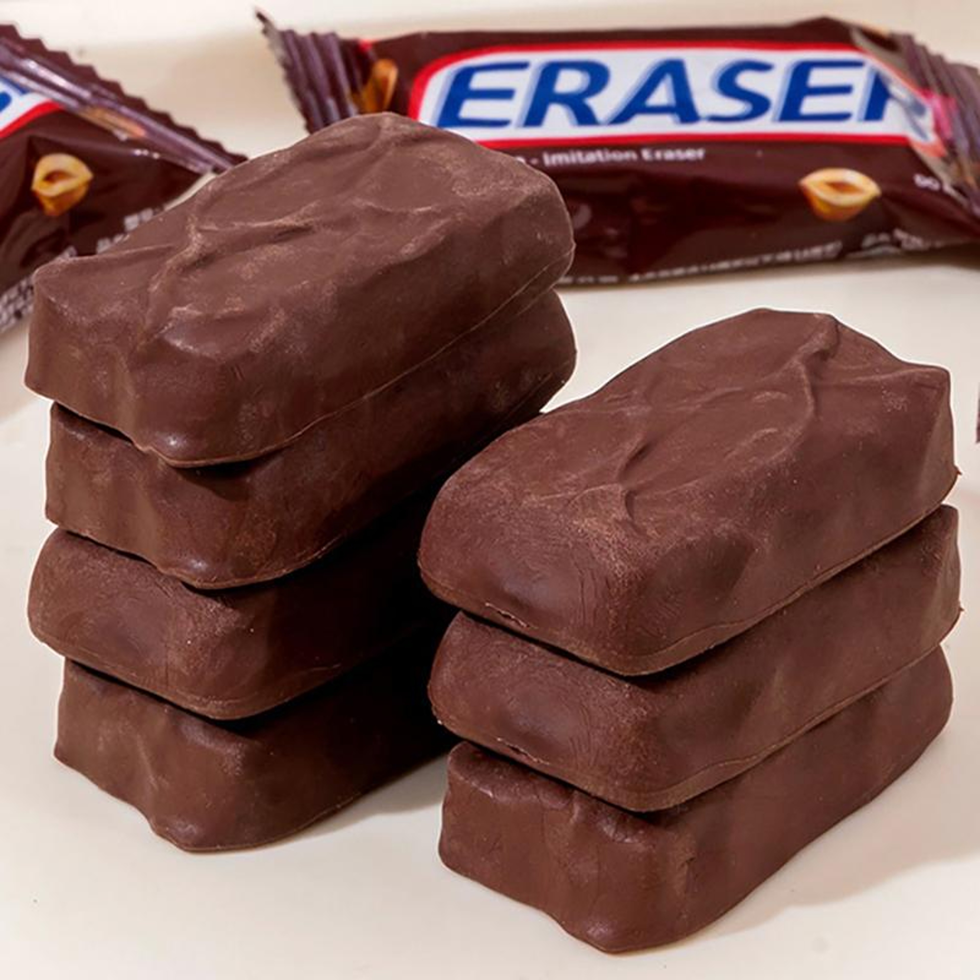 Creative Chocolate Shaped Eraser for Kids with back to school backpack School Stationery Gift Set – view 6