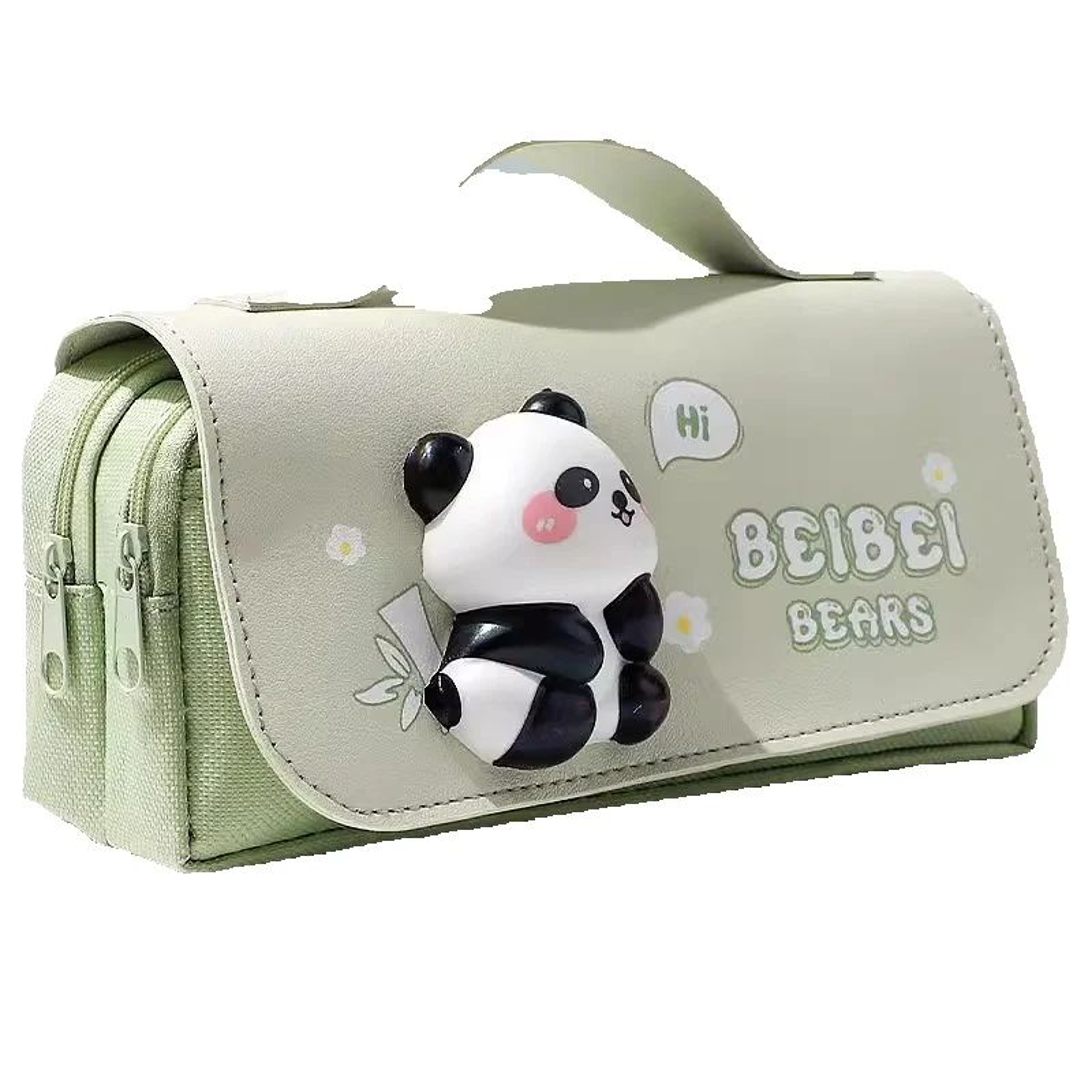 Sakura Back To School Backpack PU Leather Pencil Case Cute Kawaii Stationery Organizer 2
