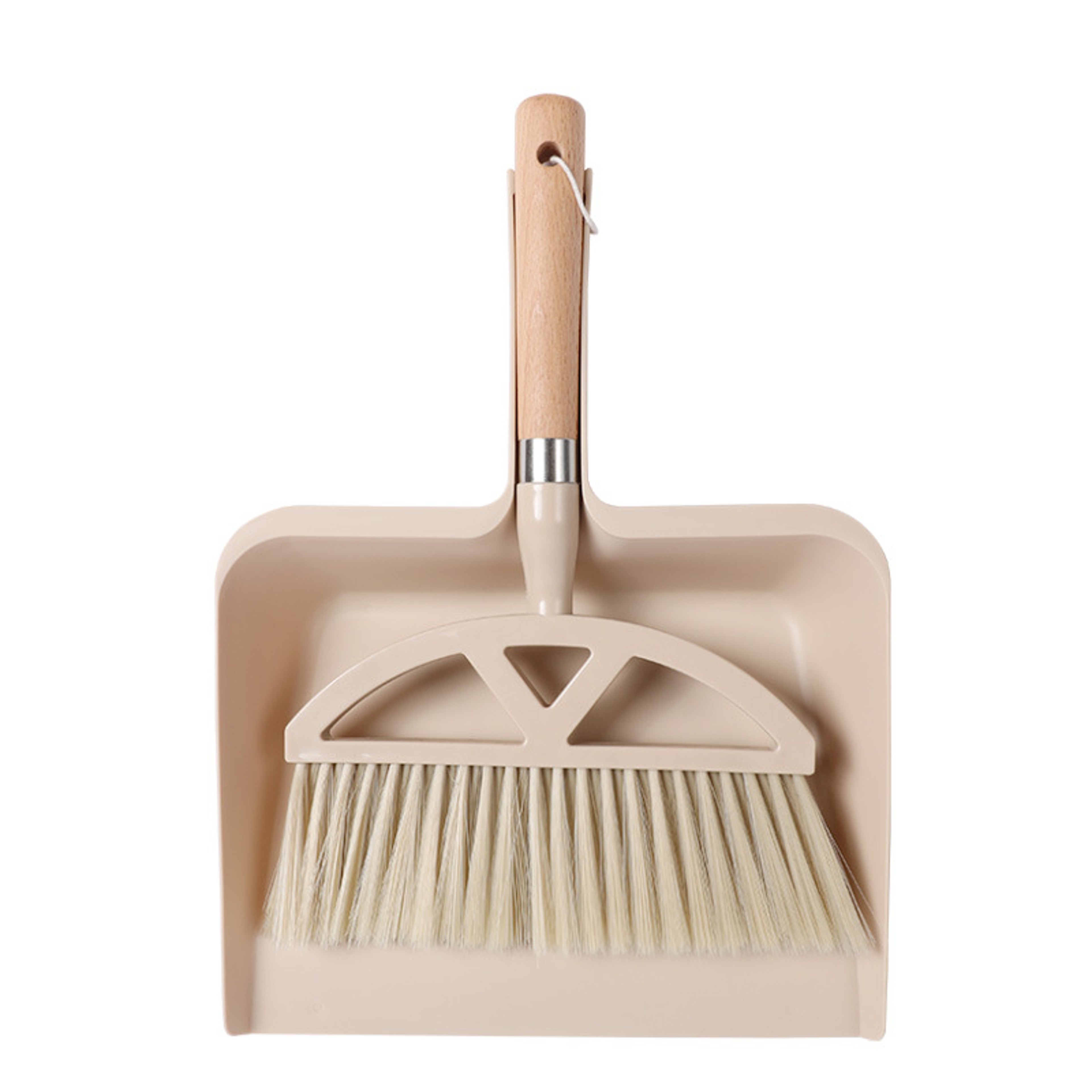 Compact mini dustpan and brush Set with Wooden Handle for Desktop Cleaning – view 8