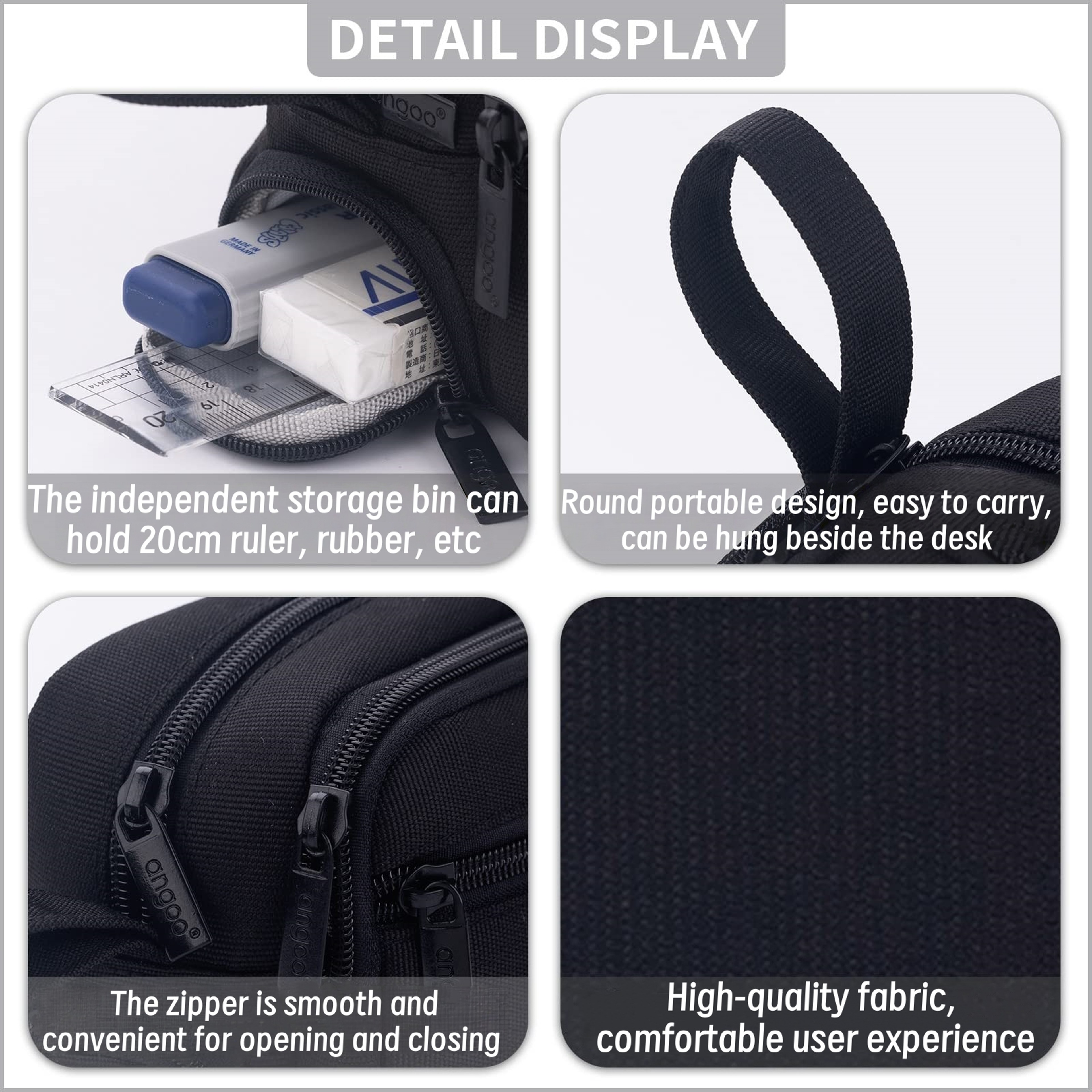 Large Capacity Layer Pencil Case Stationery Organizer For School  Everyday Use 3