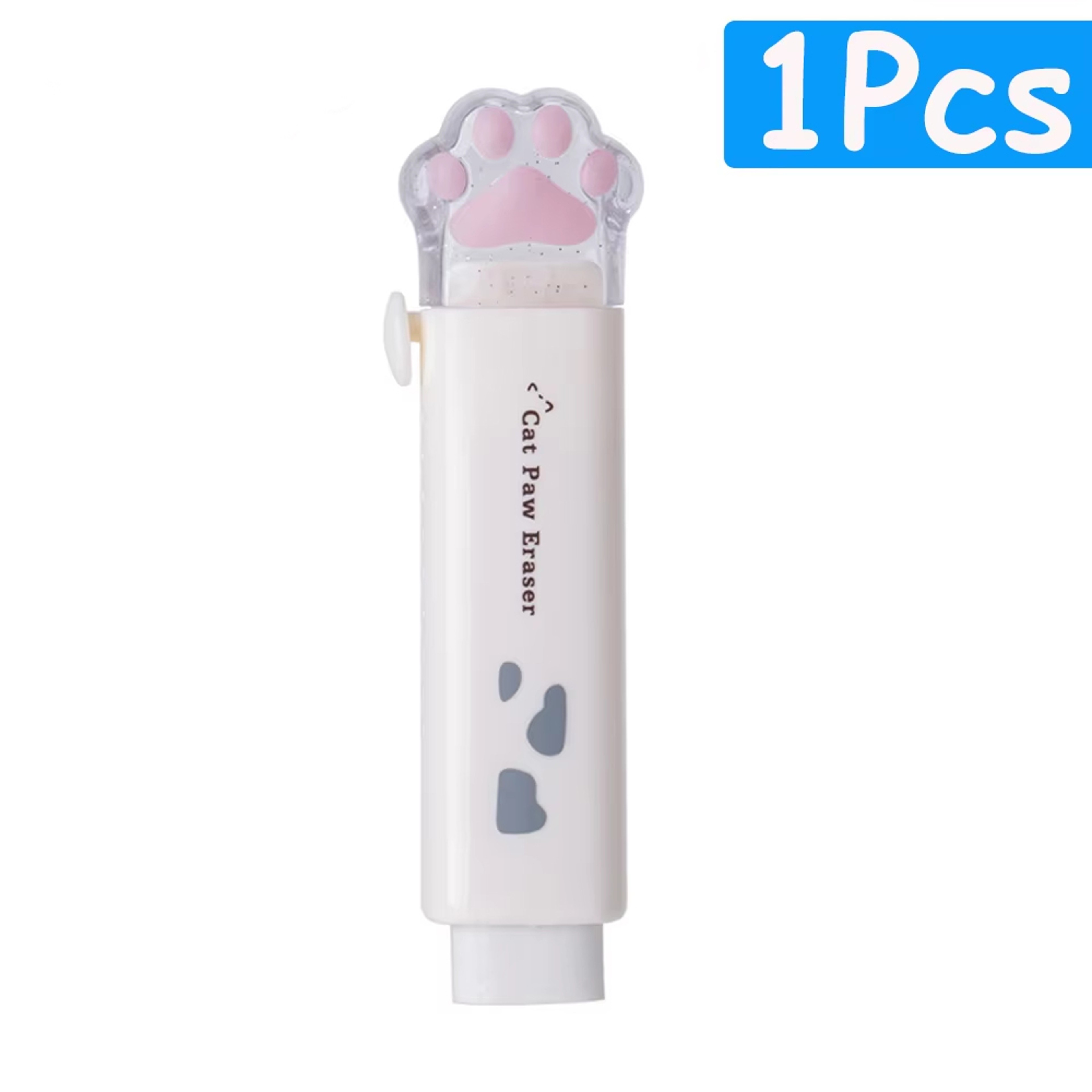 Cat Paw Retractable Eraser Set For Kids And Students Back To School Kawaii Stationery Essentials 8
