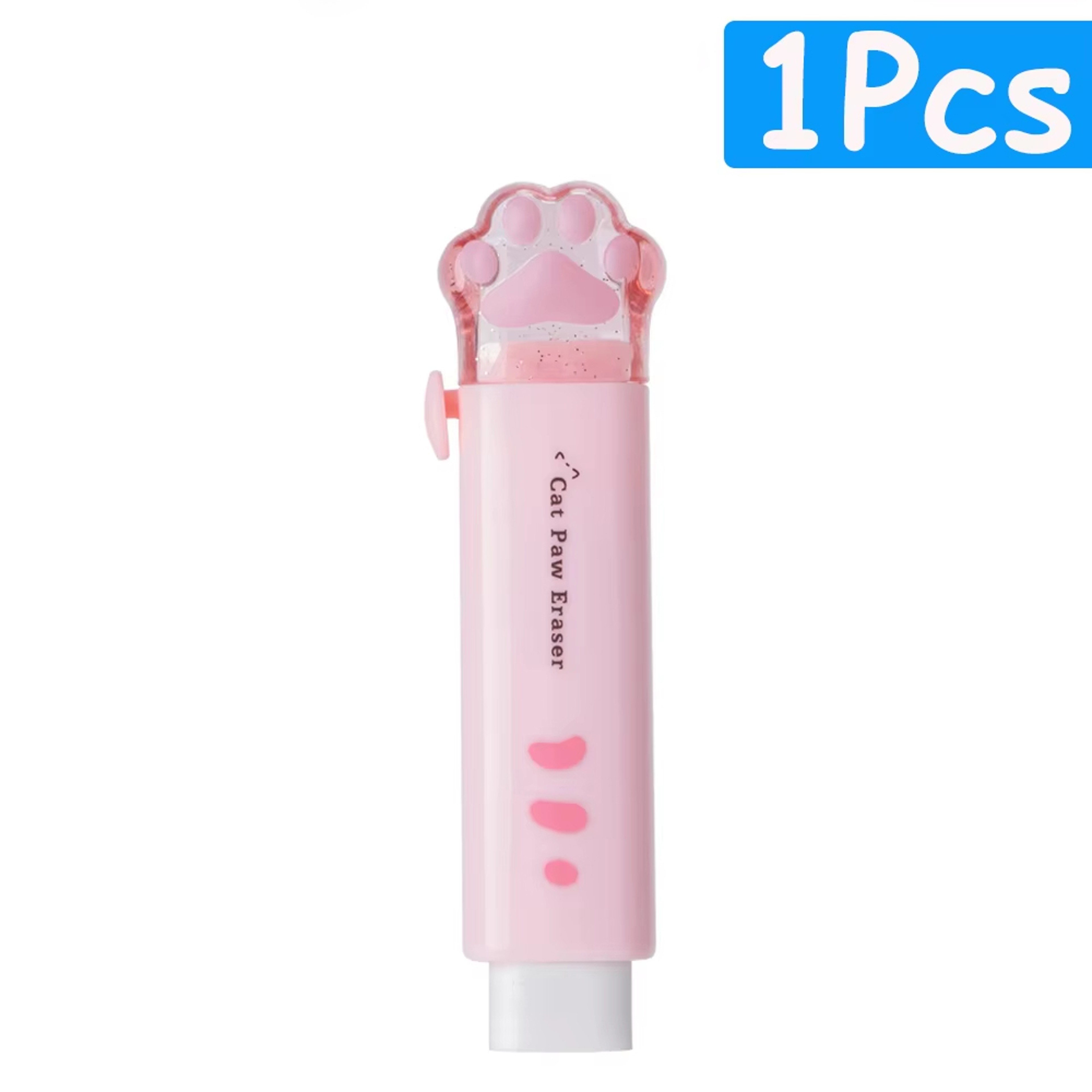 Cat Paw Retractable Eraser Set For Kids And Students Back To School Kawaii Stationery Essentials 9