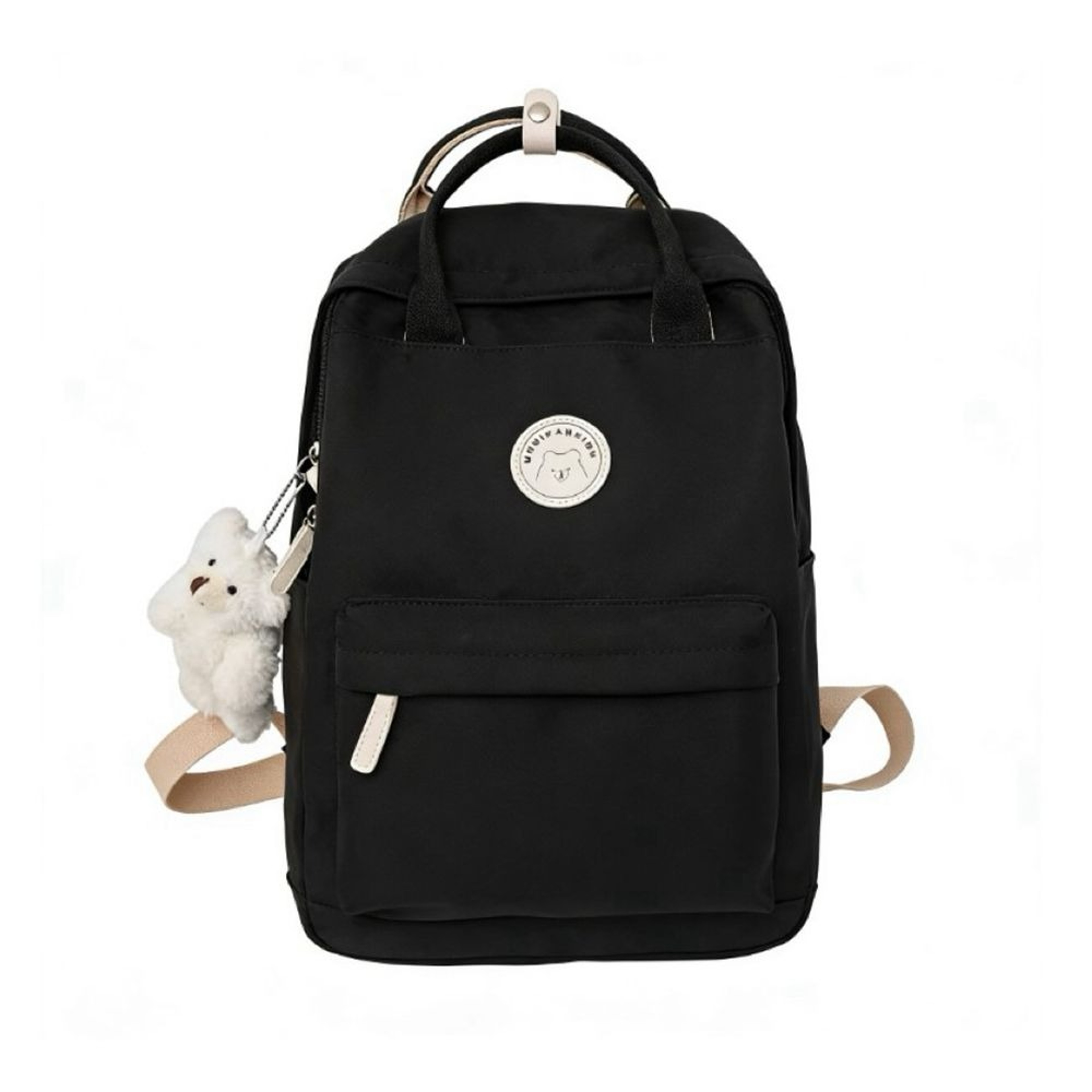 Campus Pro Nylon Back To School Backpack Large Capacity School Backpack With Multi Pocket Storage   8